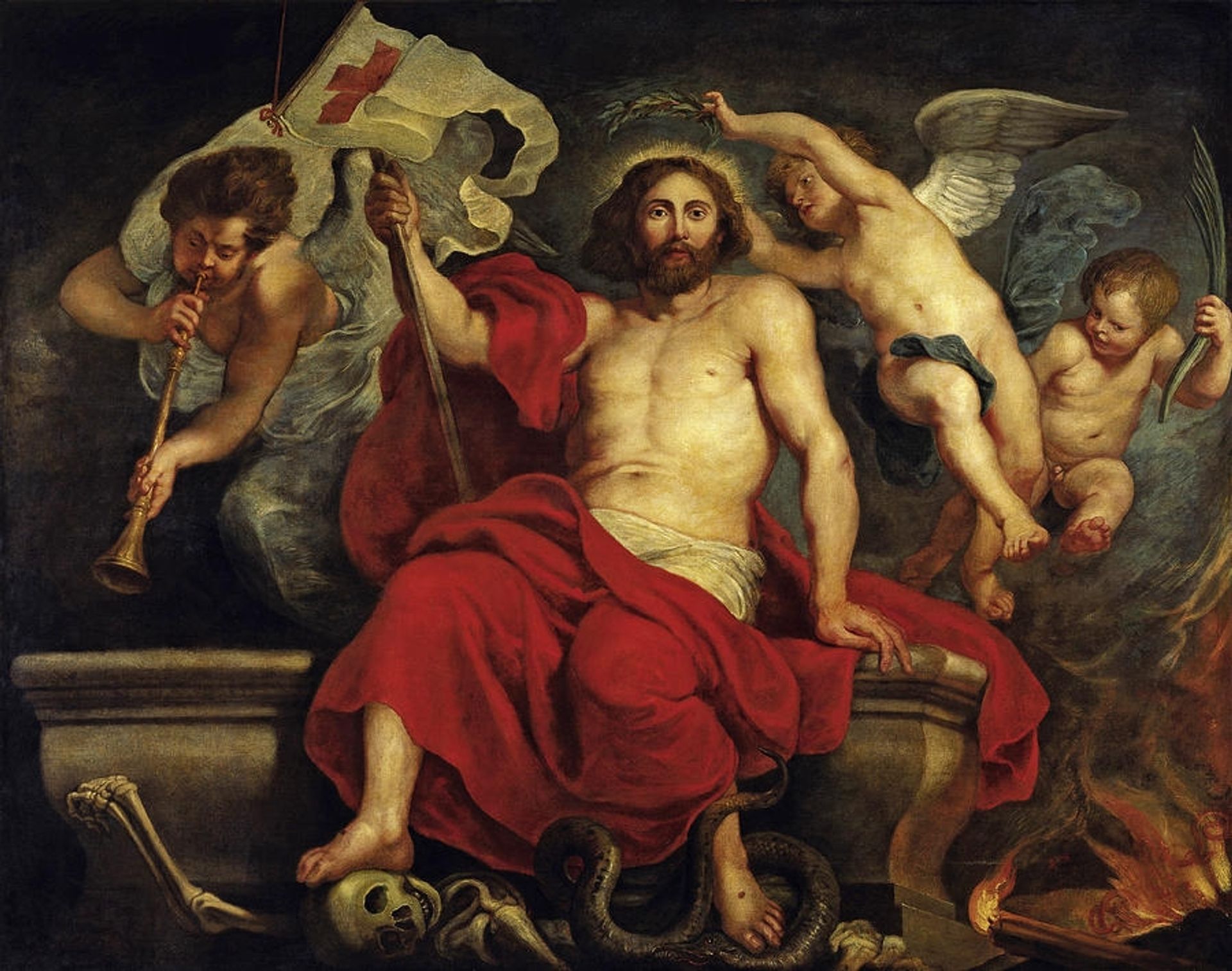 Christ Triumphant over Sin and Death by Peter Paul Rubens