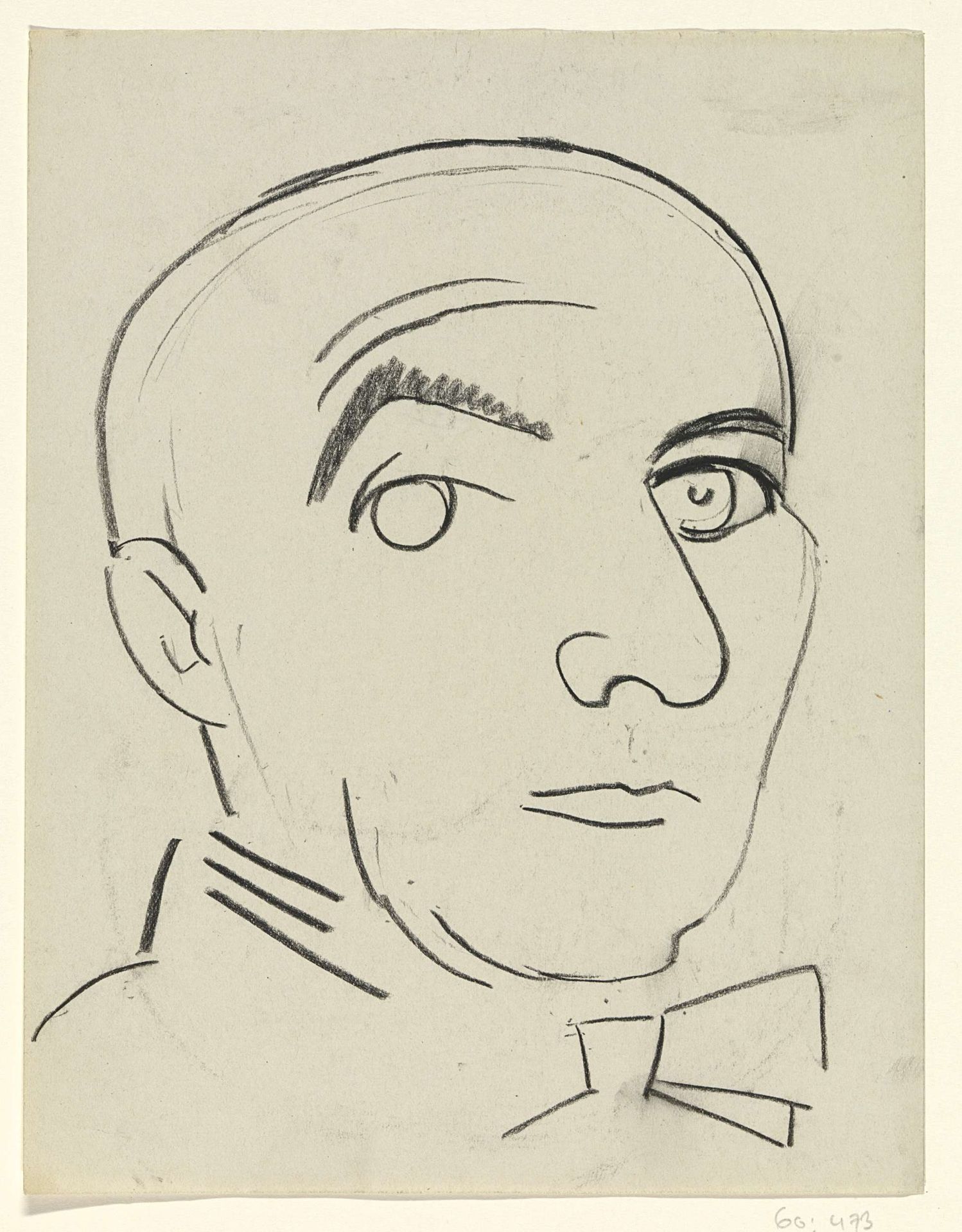 Zelfportret by Leo Gestel