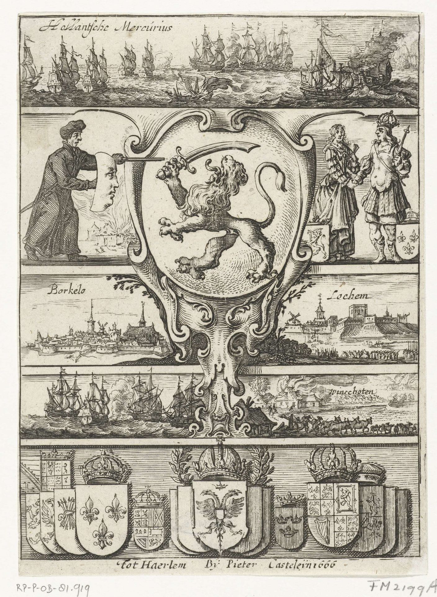 Titelblad voor de Hollandsche Mercurius van het jaar 1665 by Anonymous