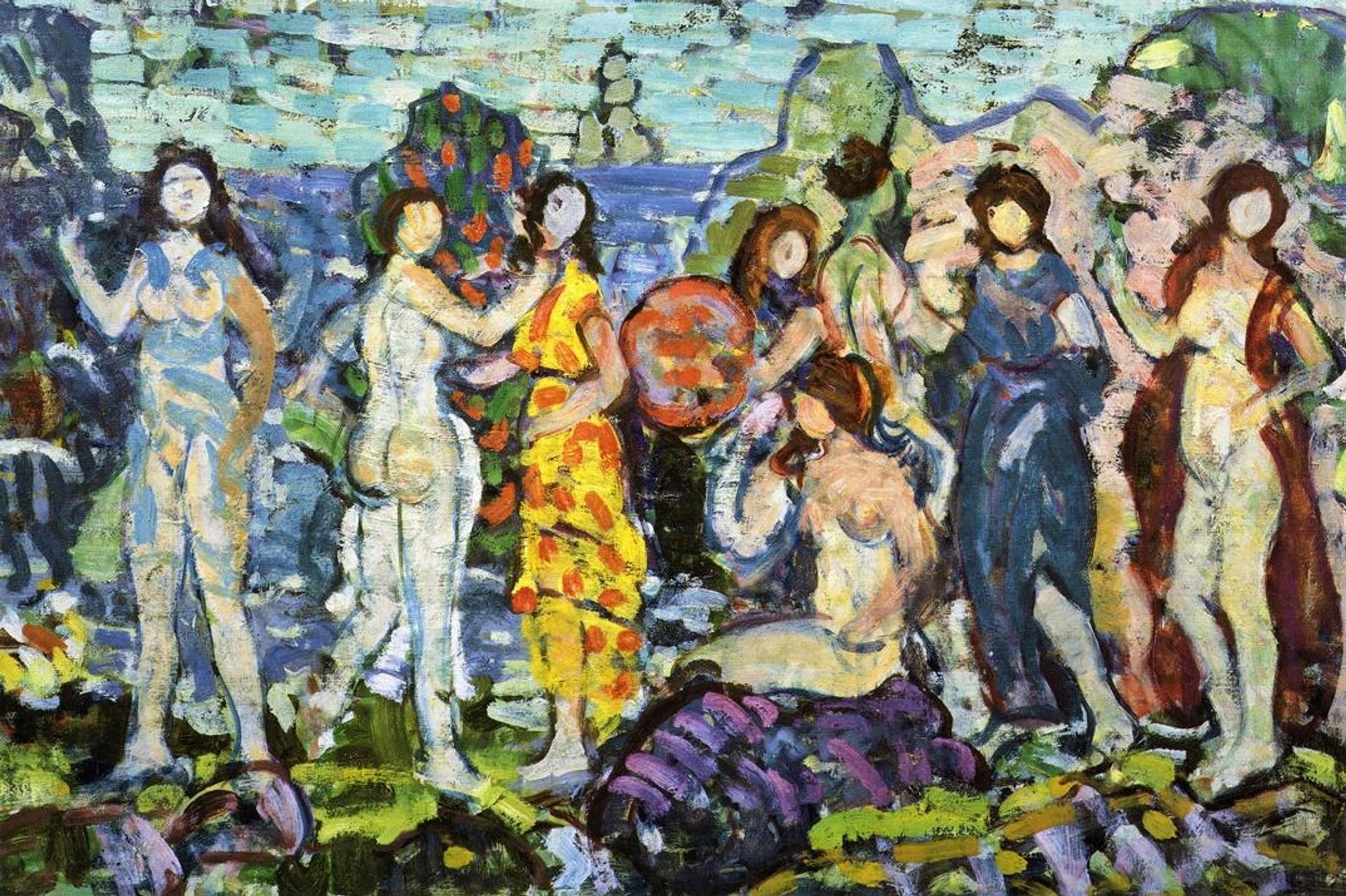 Bathers by Maurice Prendergast