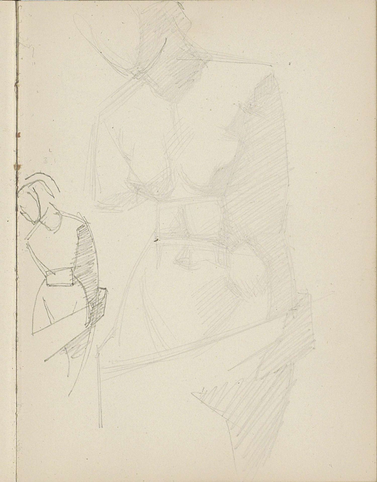 Torso van een naakte vrouw by Reijer Stolk