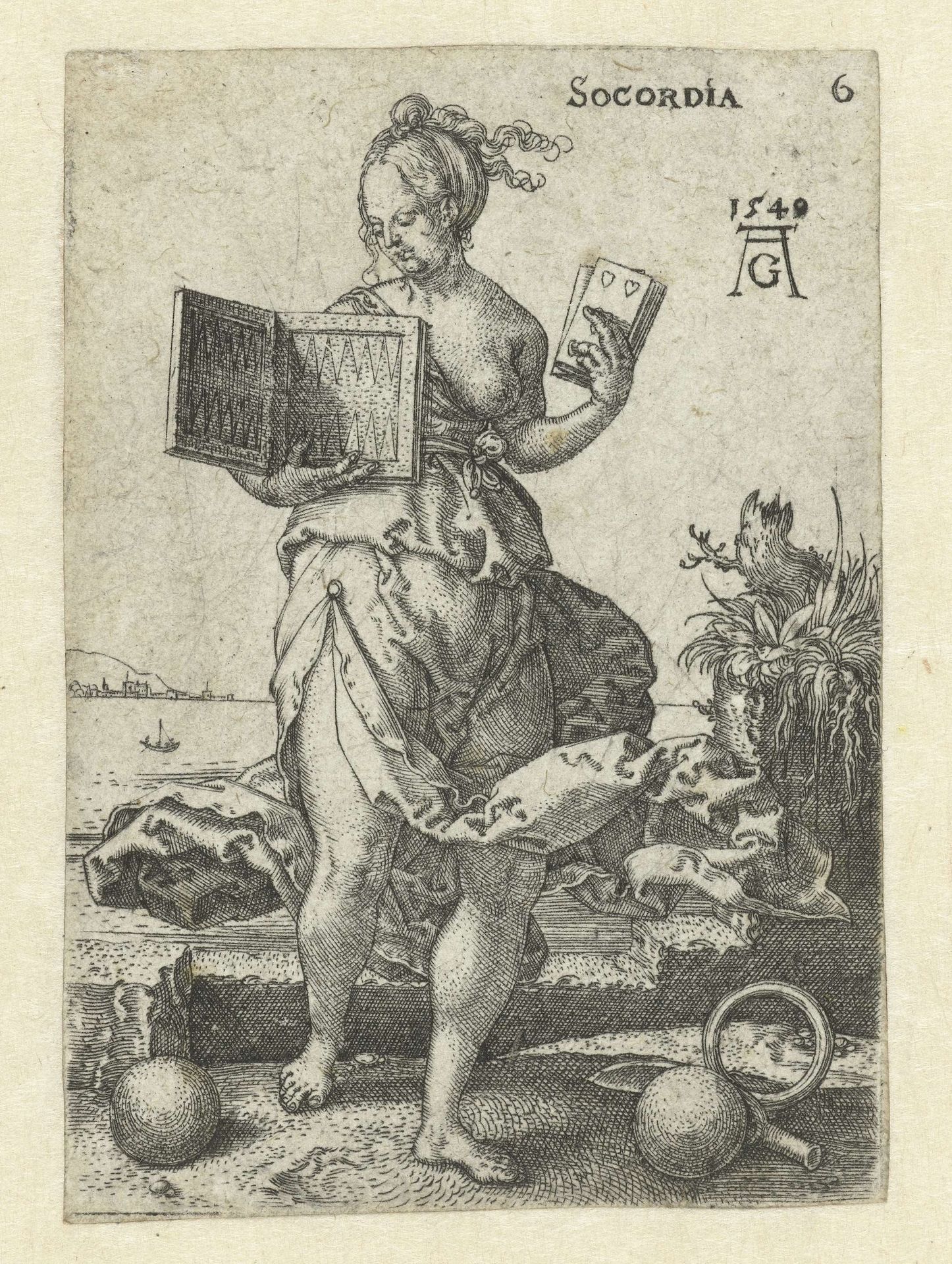 Zorgeloosheid by Heinrich Aldegrever