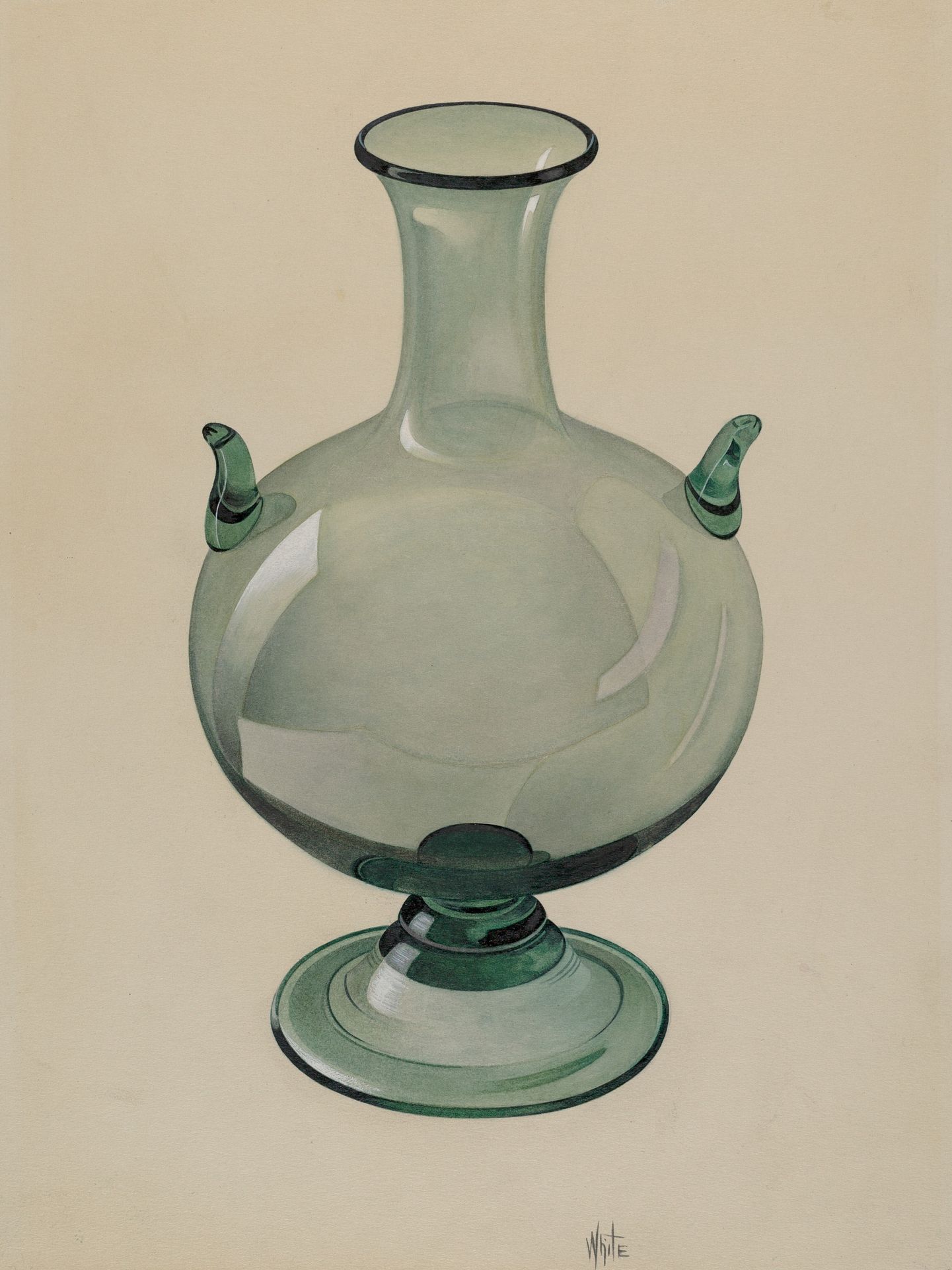 Green Vase by Edward White