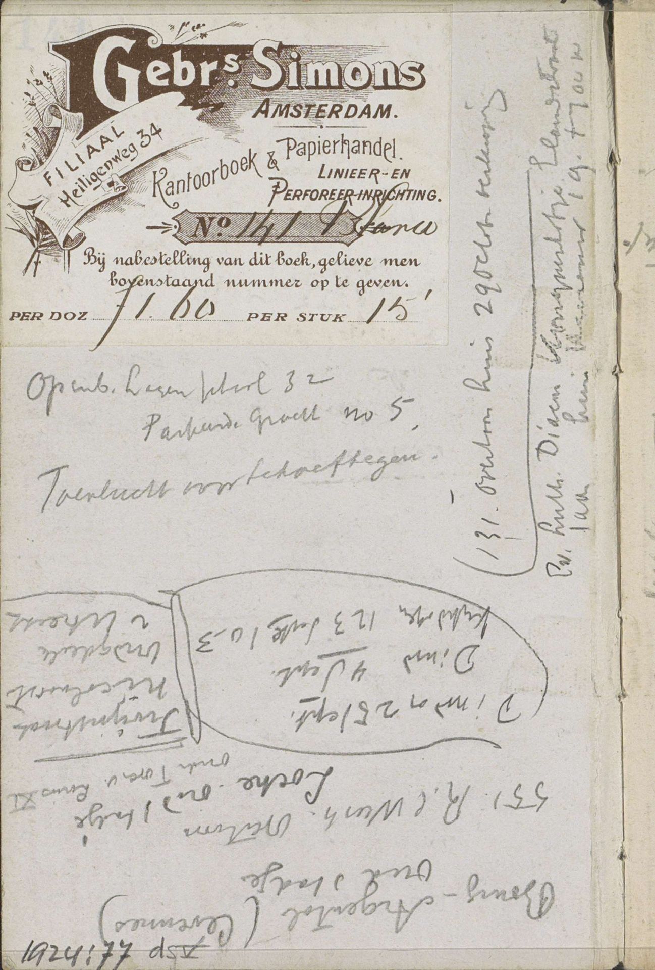 Annotaties by George Hendrik Breitner