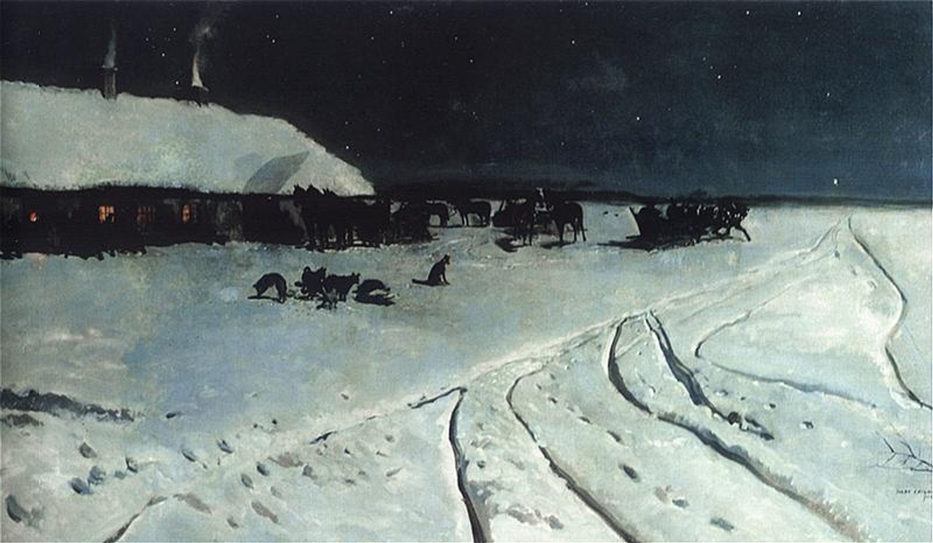 Night in Ukraine by Józef Chełmoński