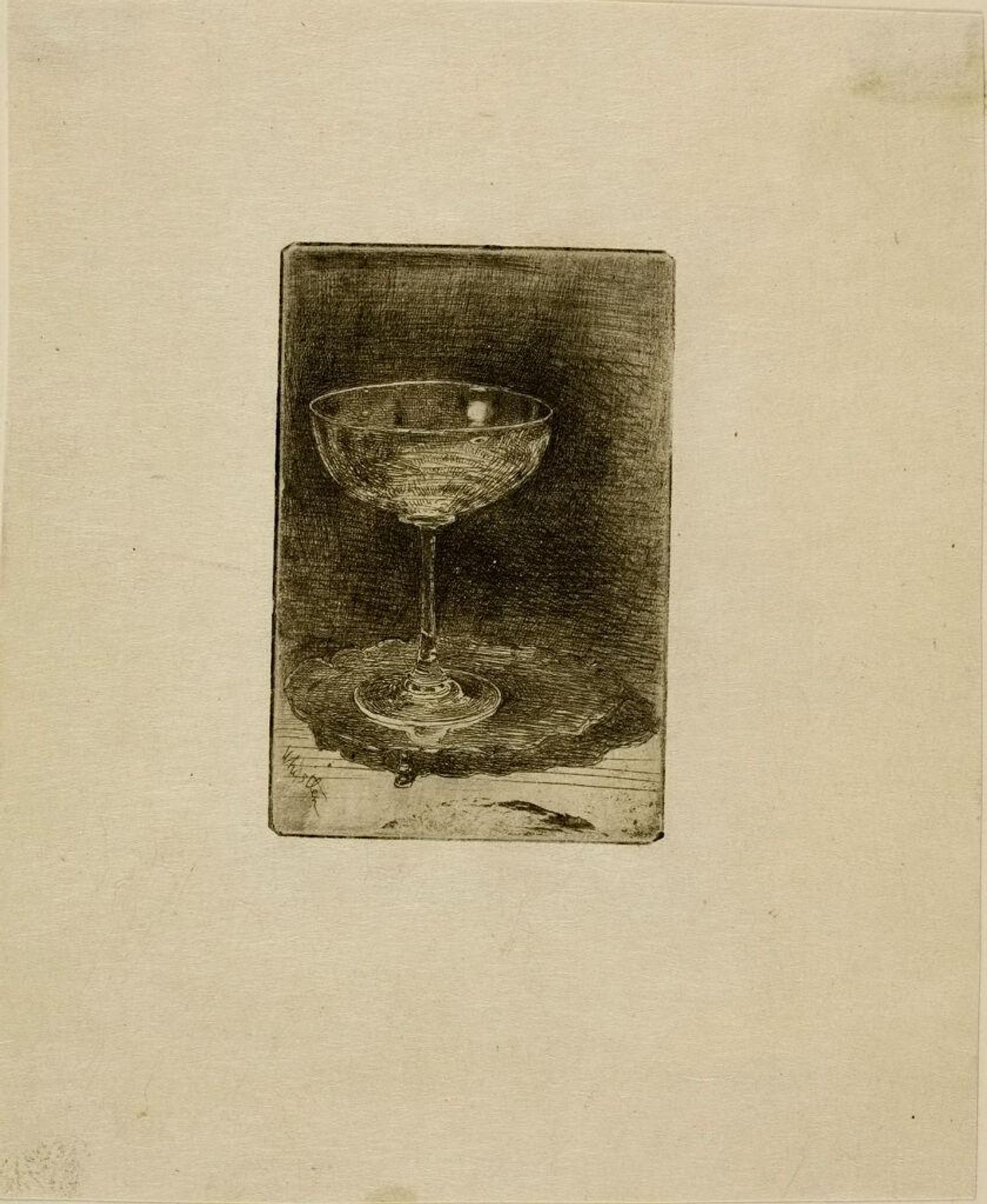 The Wine Glass by James Abbott McNeill Whistler