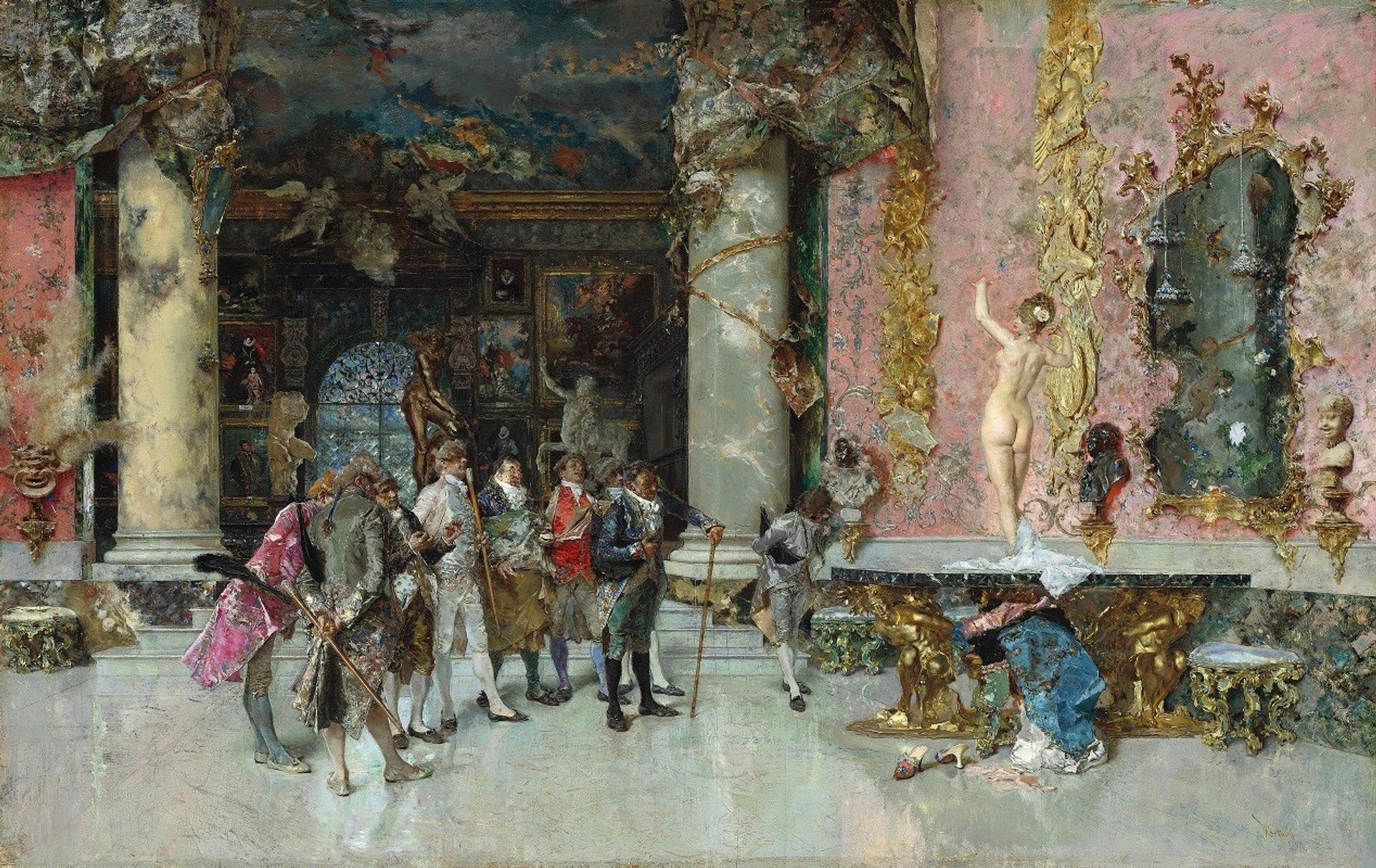 The Choice of a Model by Mariano Fortuny Marsal