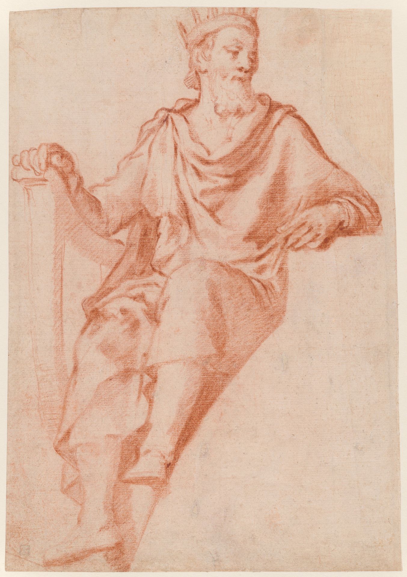 King David (Design for a Lunette) by Agostino Ciampelli