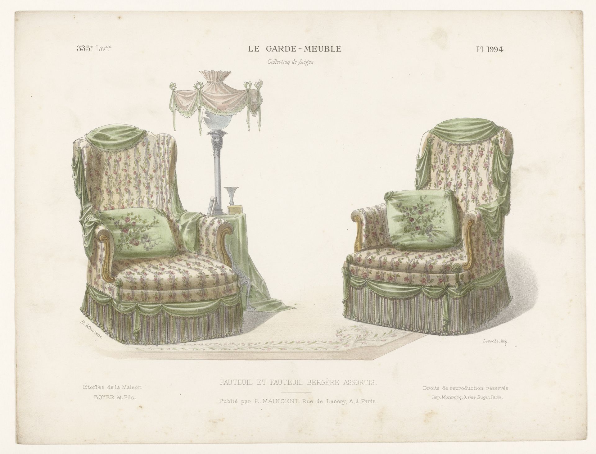 Twee fauteuils by Léon Laroche