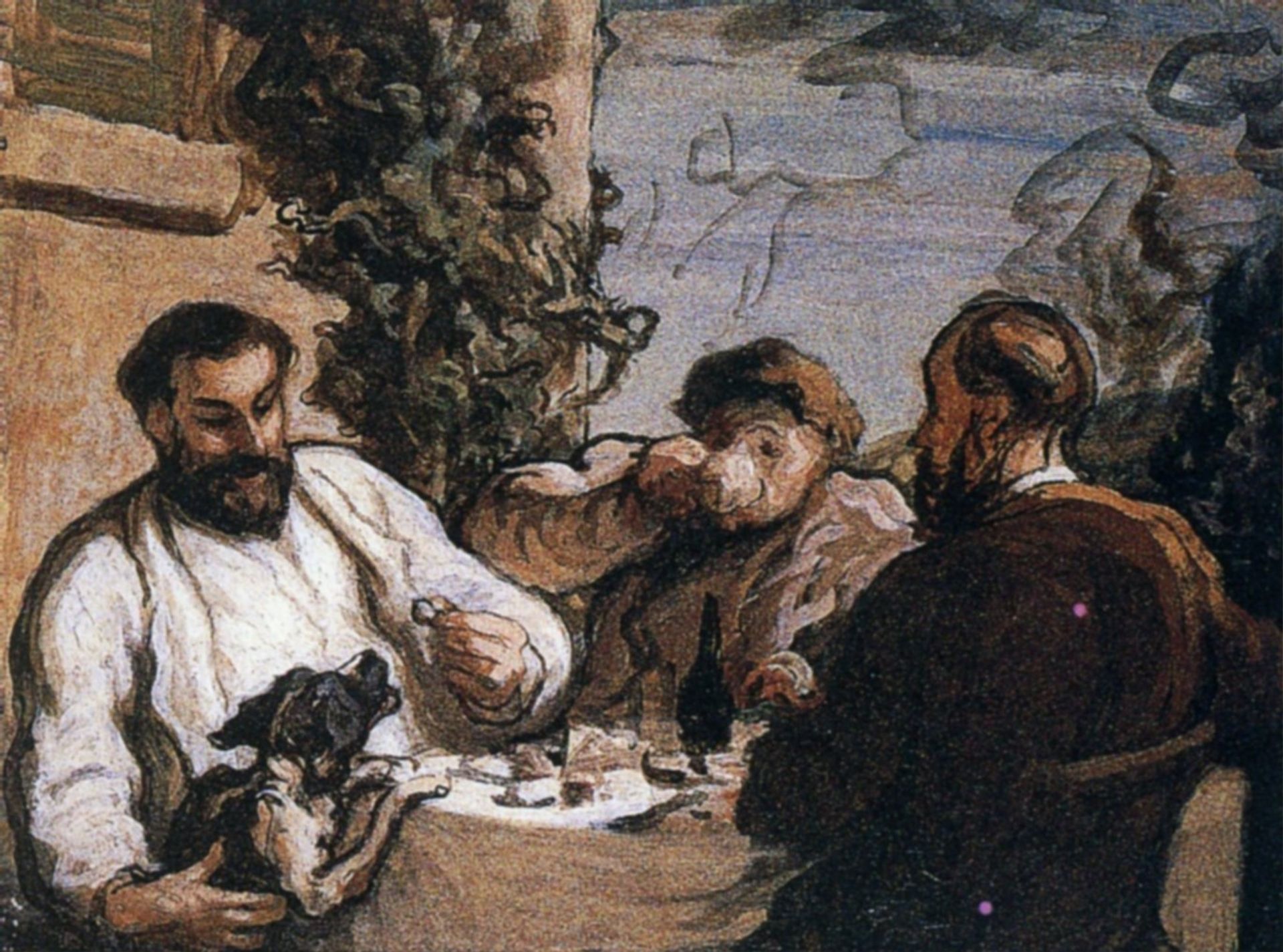 Lunch in the Country by Honoré Daumier