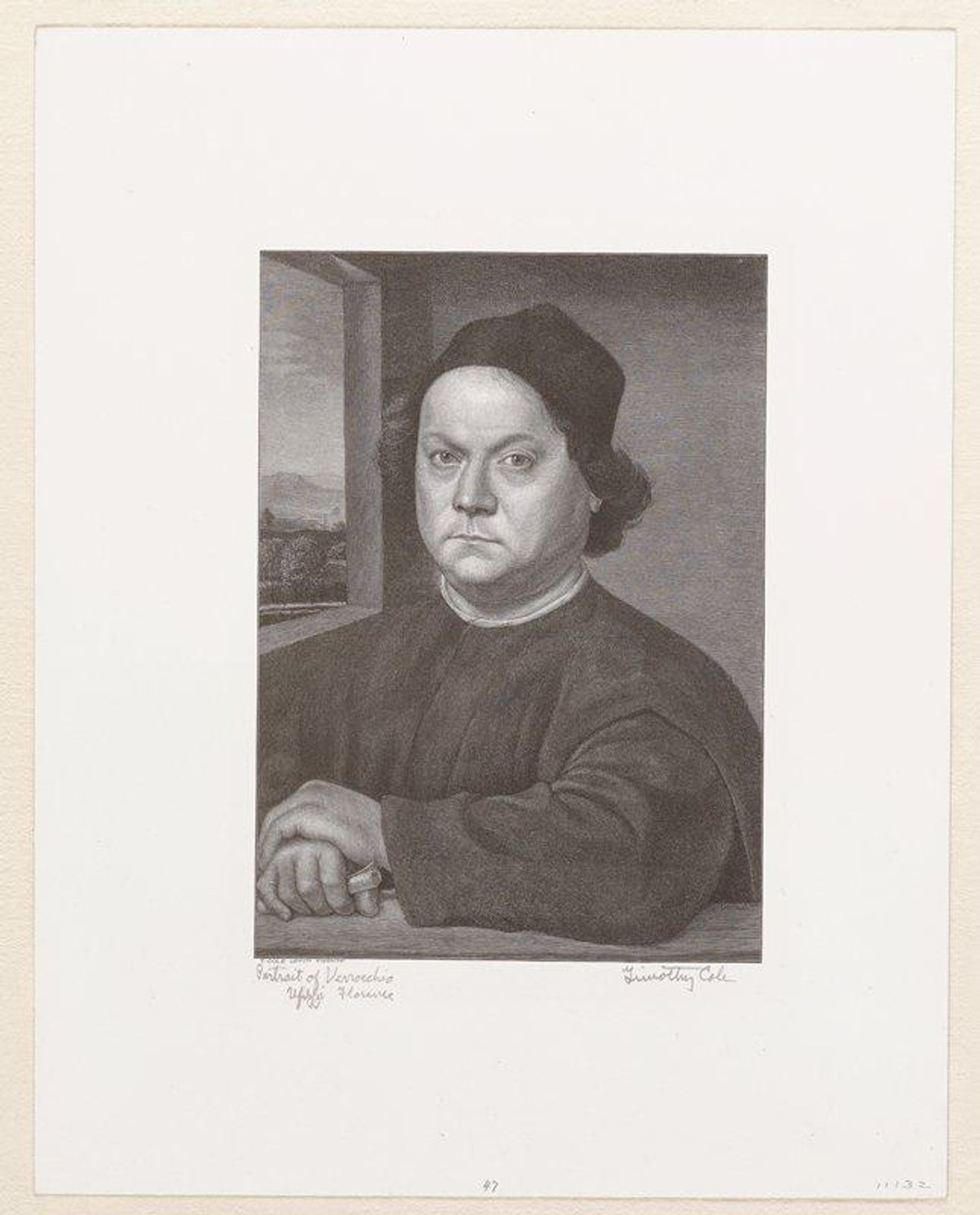Portrait of Verrocchio by Timothy Cole