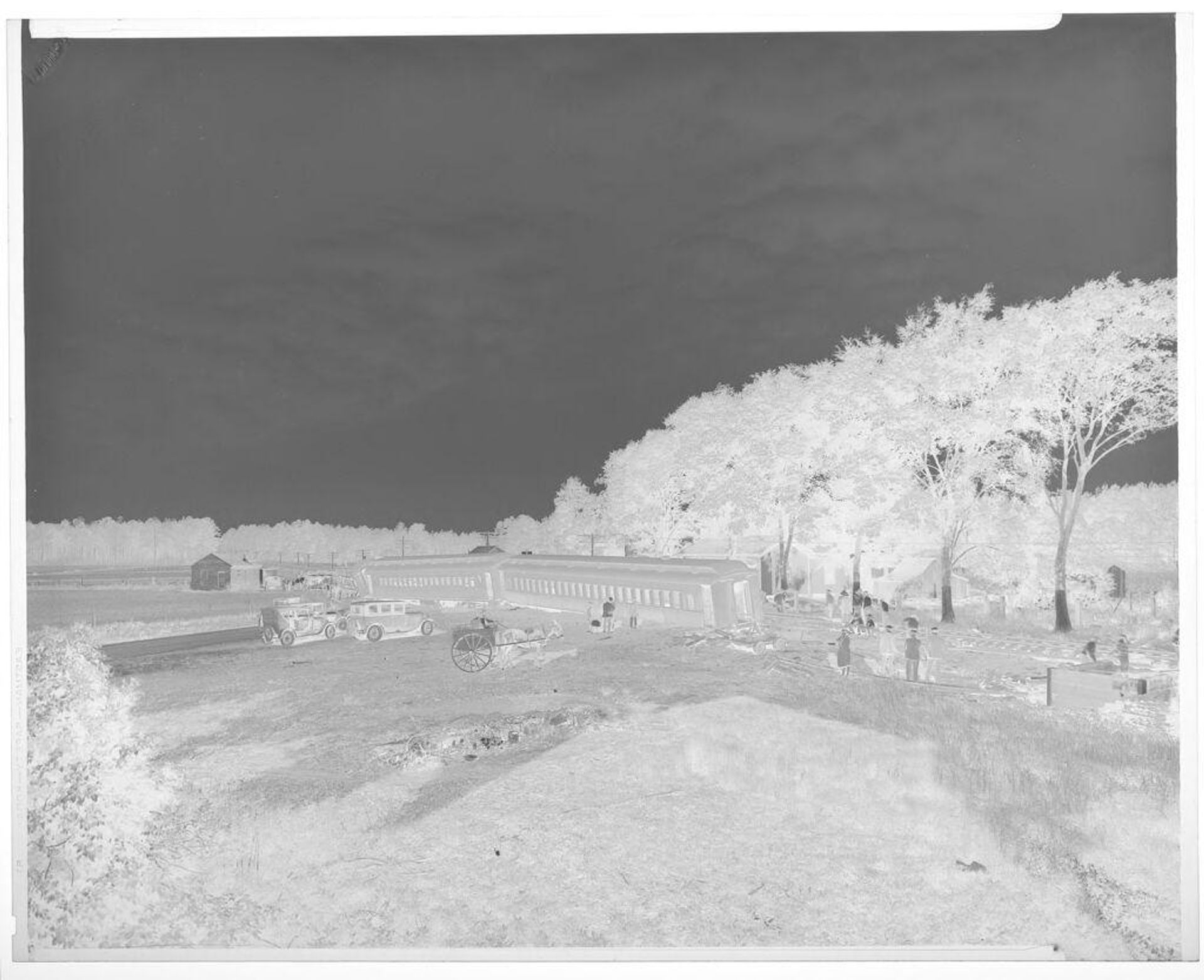 Untitled (derailed train) by Hamblin Studio