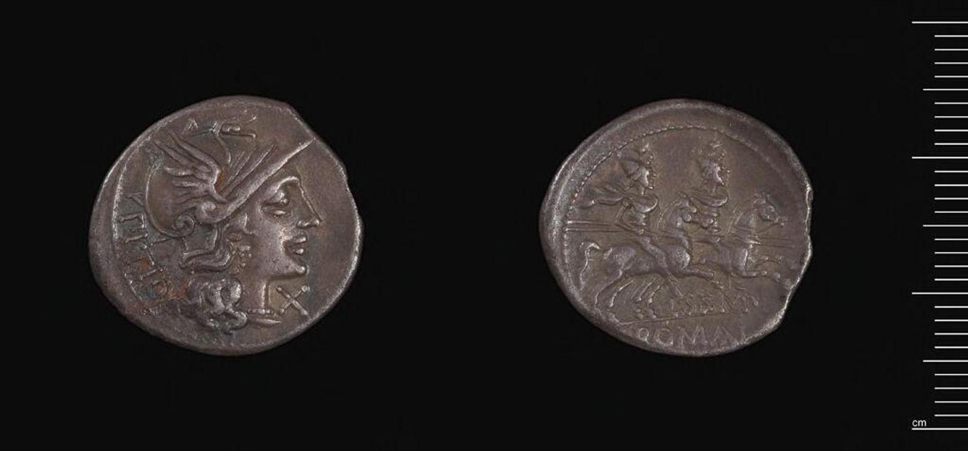 Denarius of L. Sempronius Pitio, Rome by Moneyer: L. Sempronius Pitio