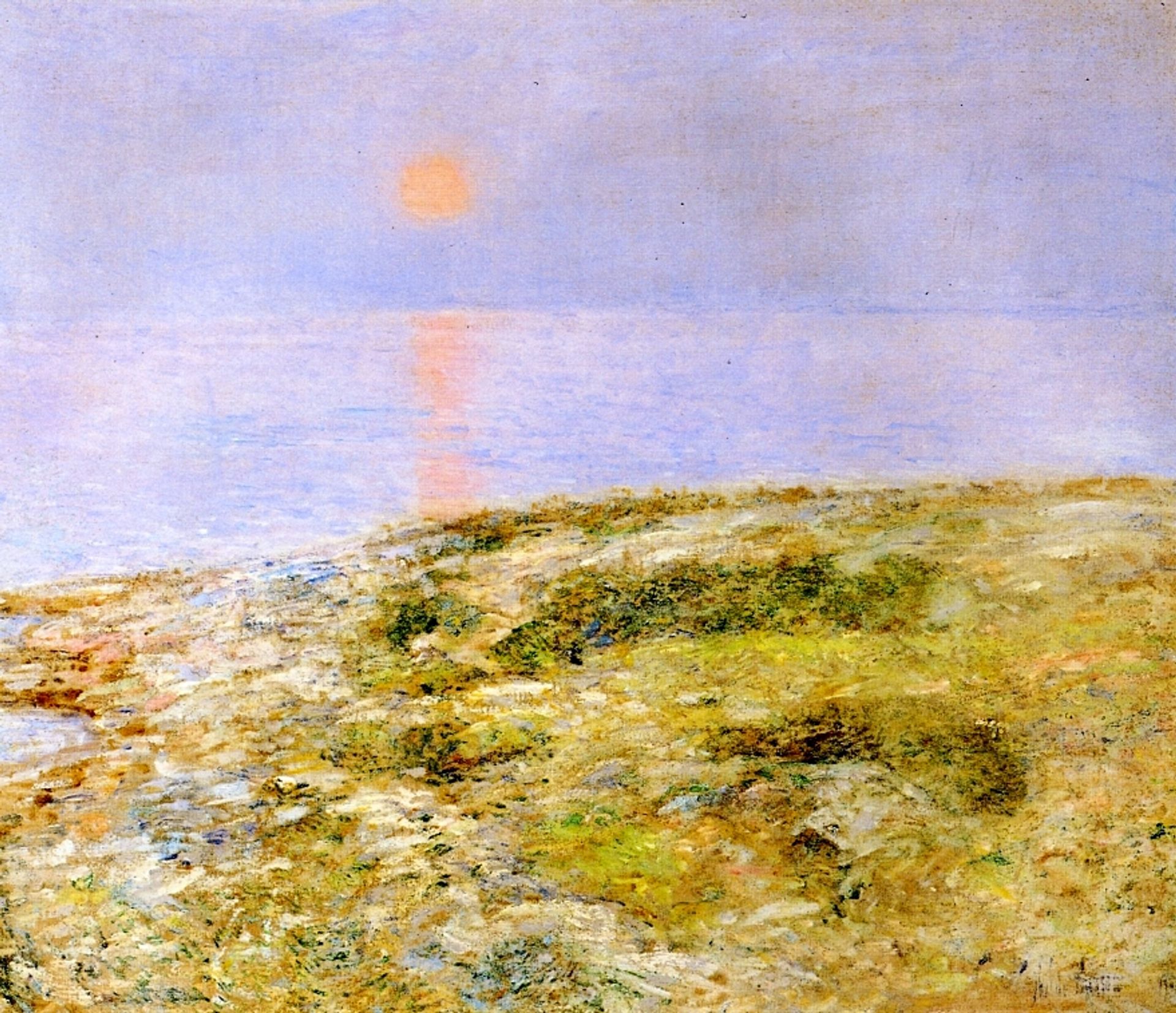 Sunset, Isle of Shoals by Childe Hassam