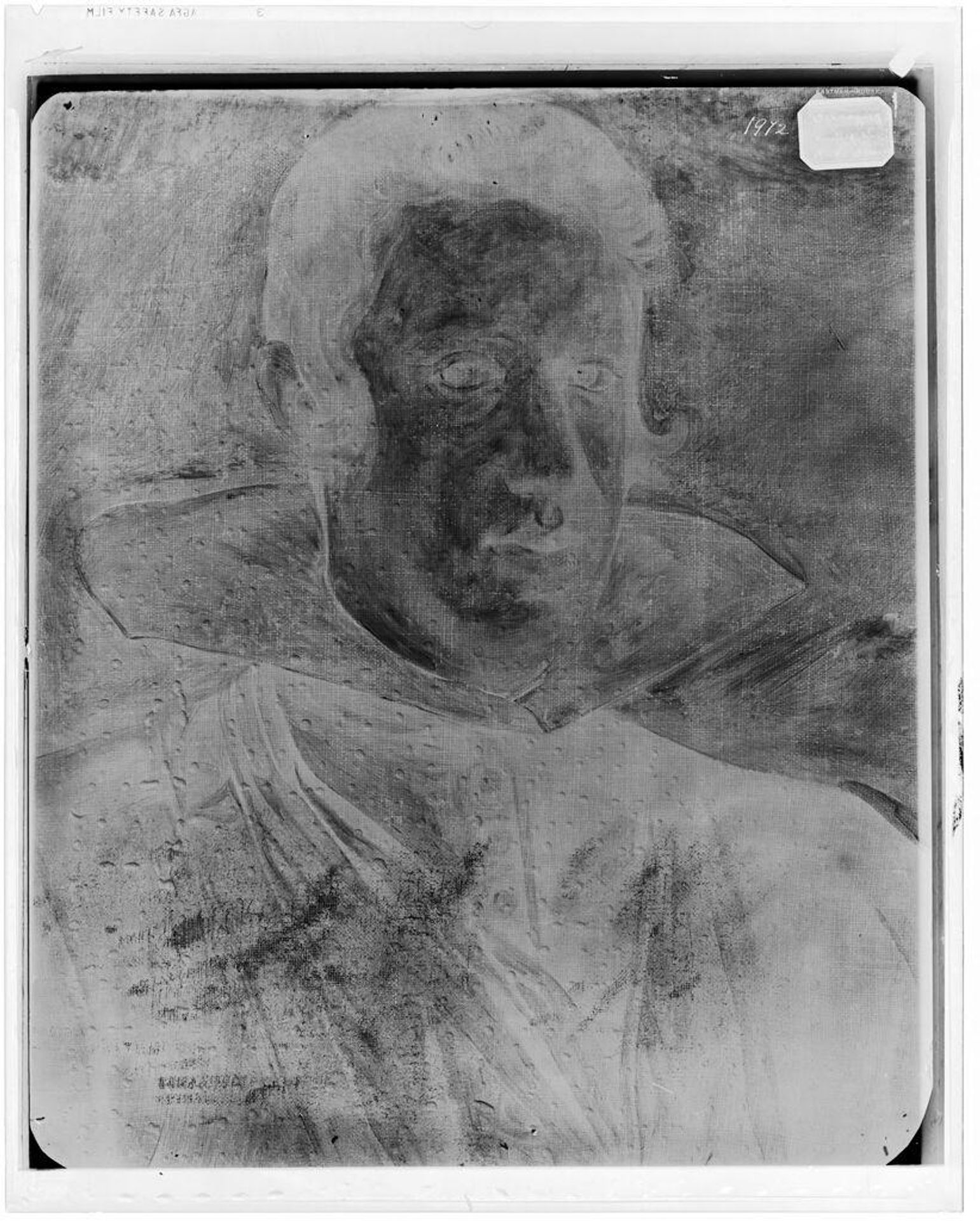 X-radiograph(s) of "Philip IV (copy)" by Artist of original: Diego Rodriguez VelÃ¡zquez