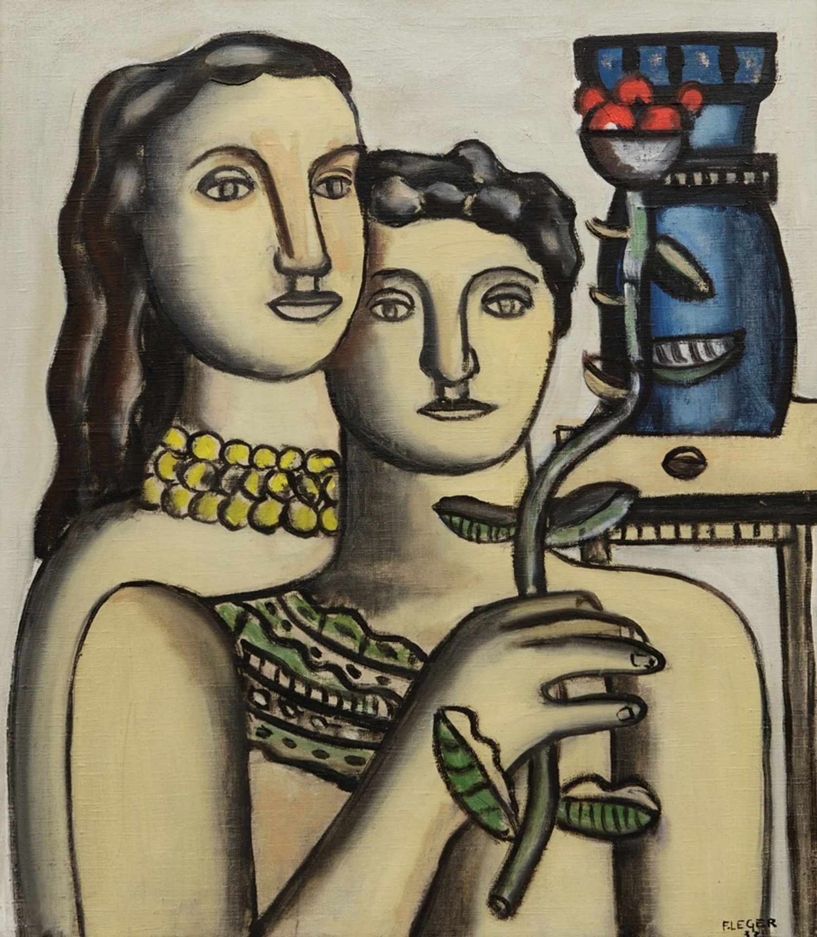 Les deux sœurs by Fernand Léger