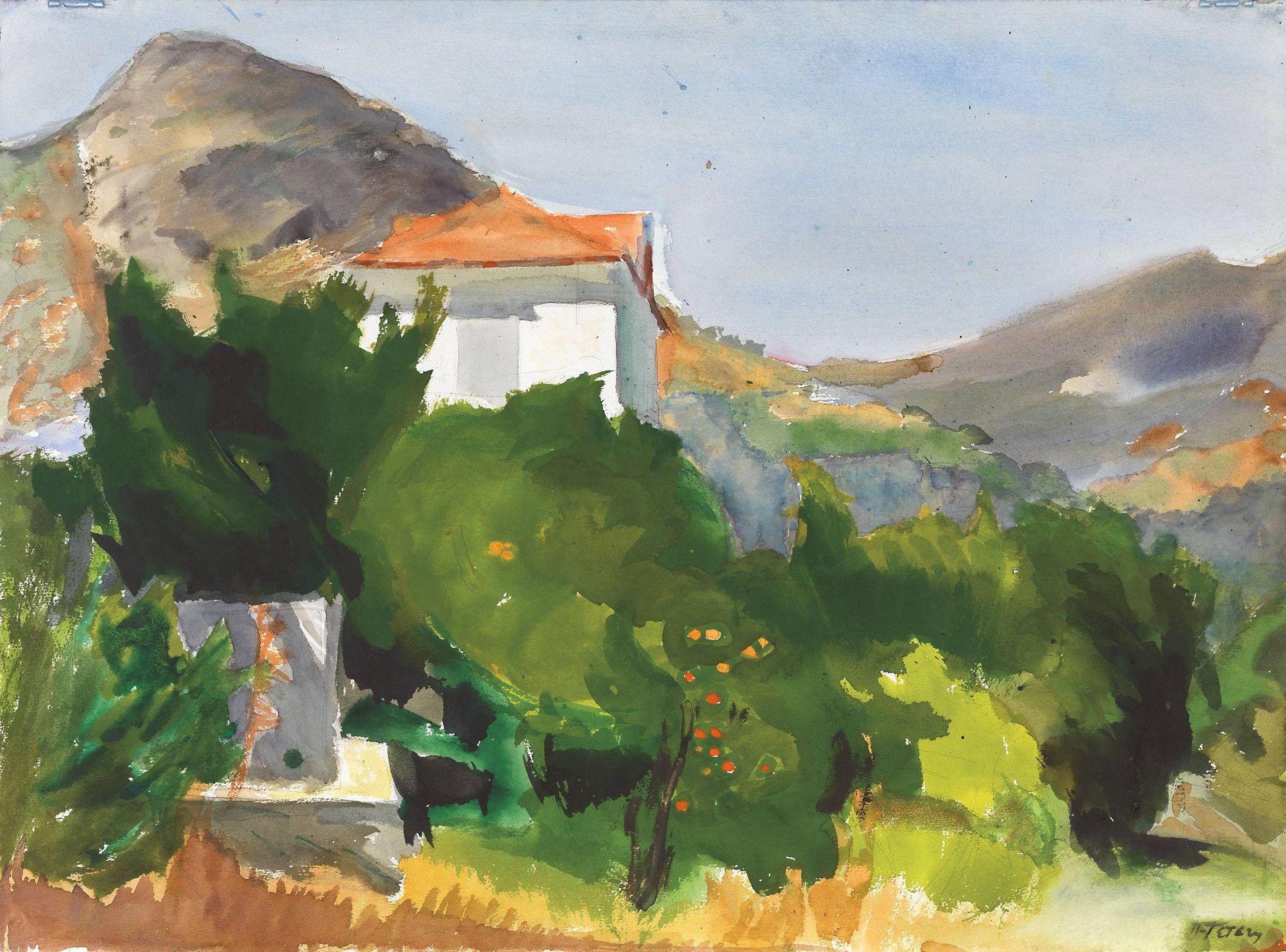 Landscape by Panayiotis Tetsis