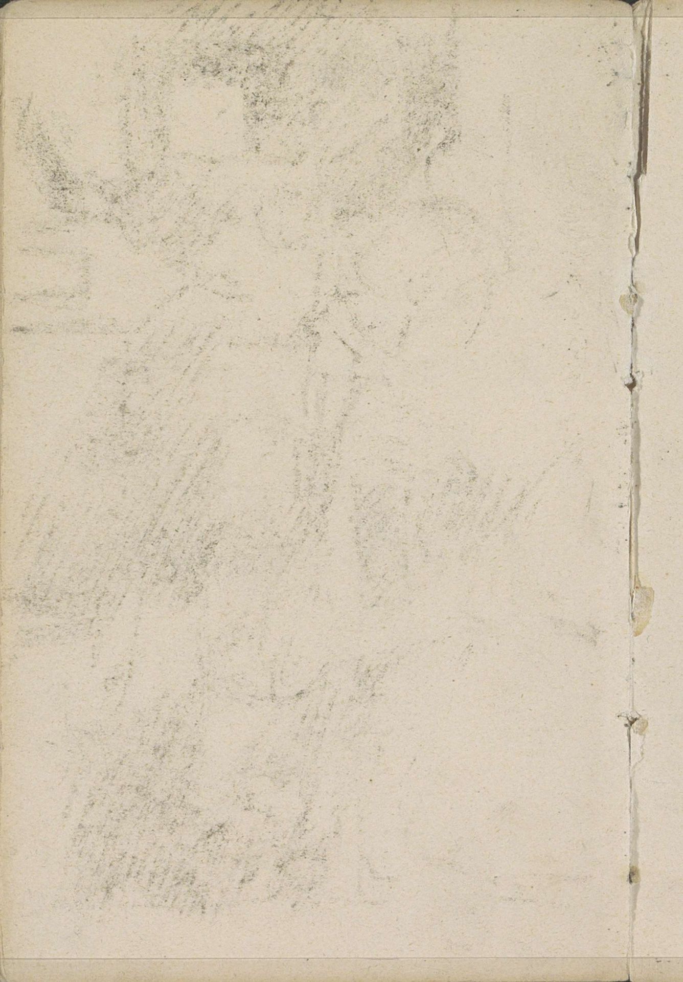 Studie, abklatsch van een krijttekening by George Hendrik Breitner