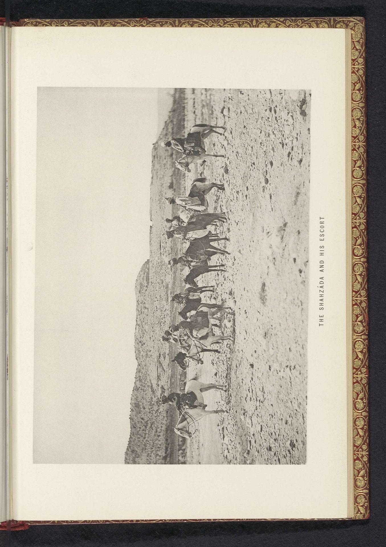 The shahzáda and his escort by Frederick Saint John Gore