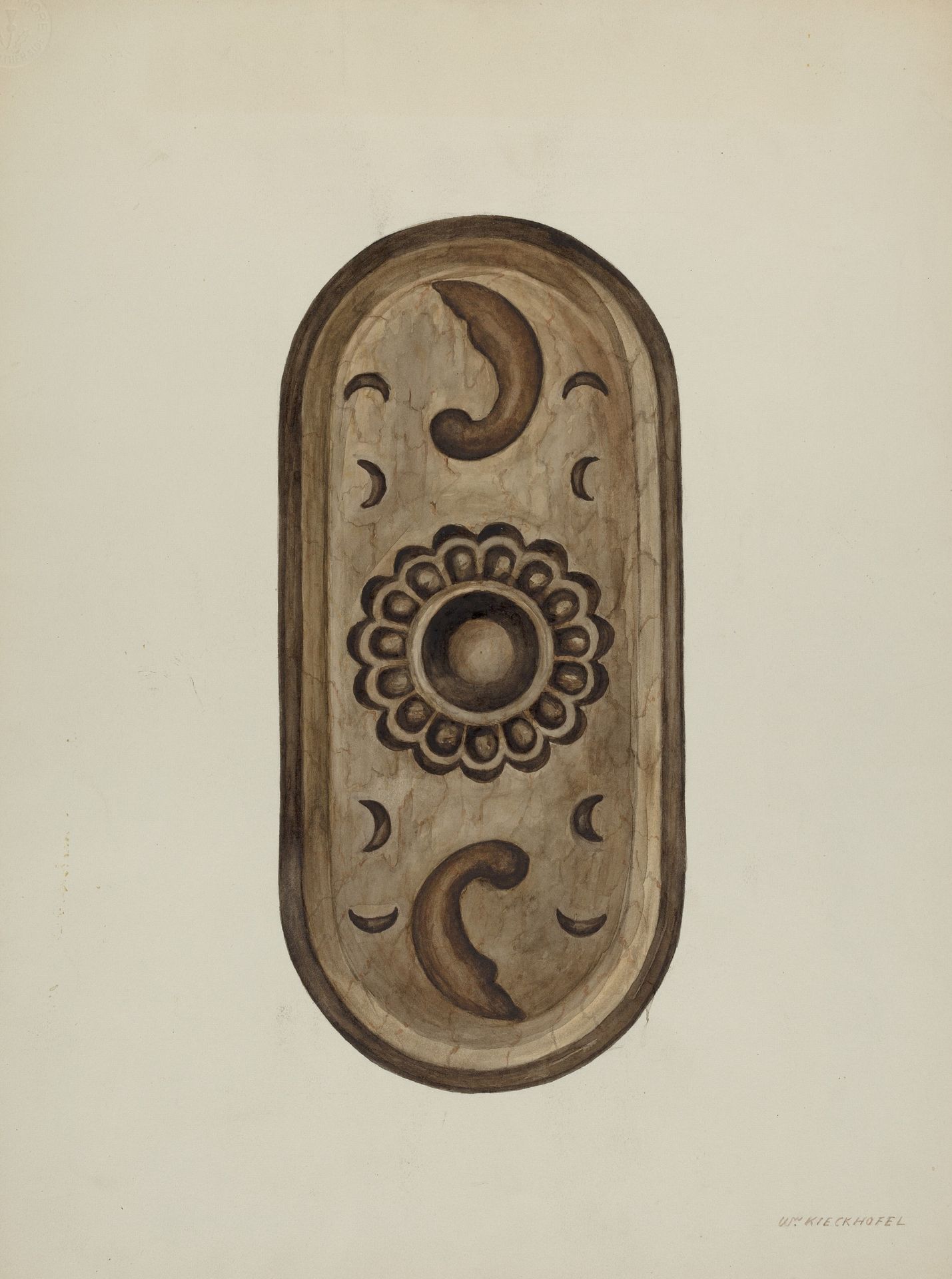 Detail, Side of Confessional by William Kieckhofel