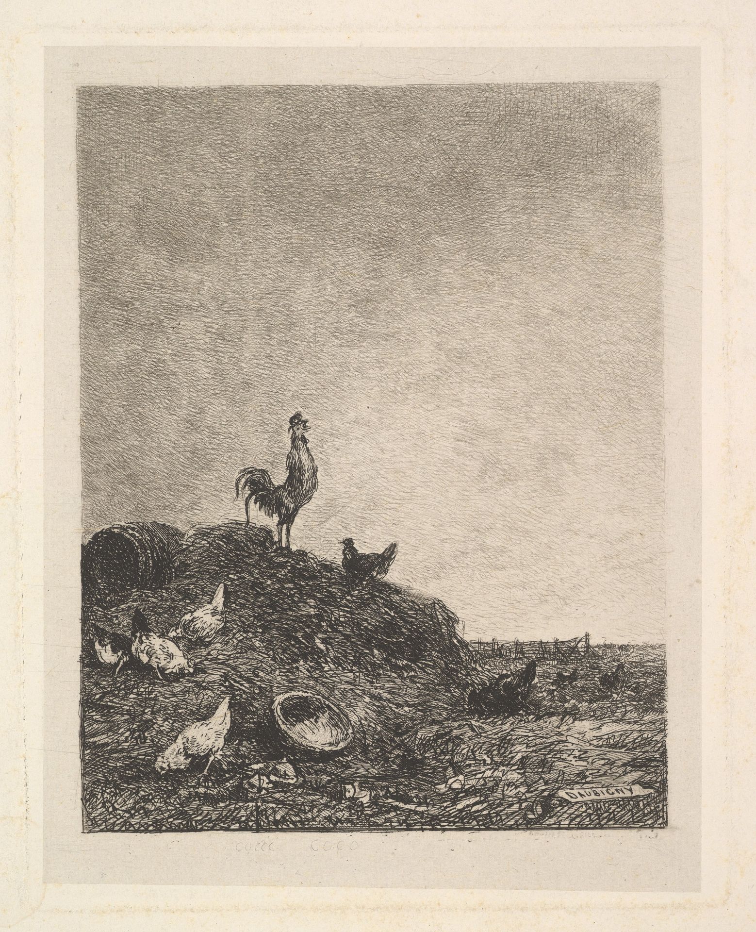 Dawn: The Cock's Crow by Charles François Daubigny