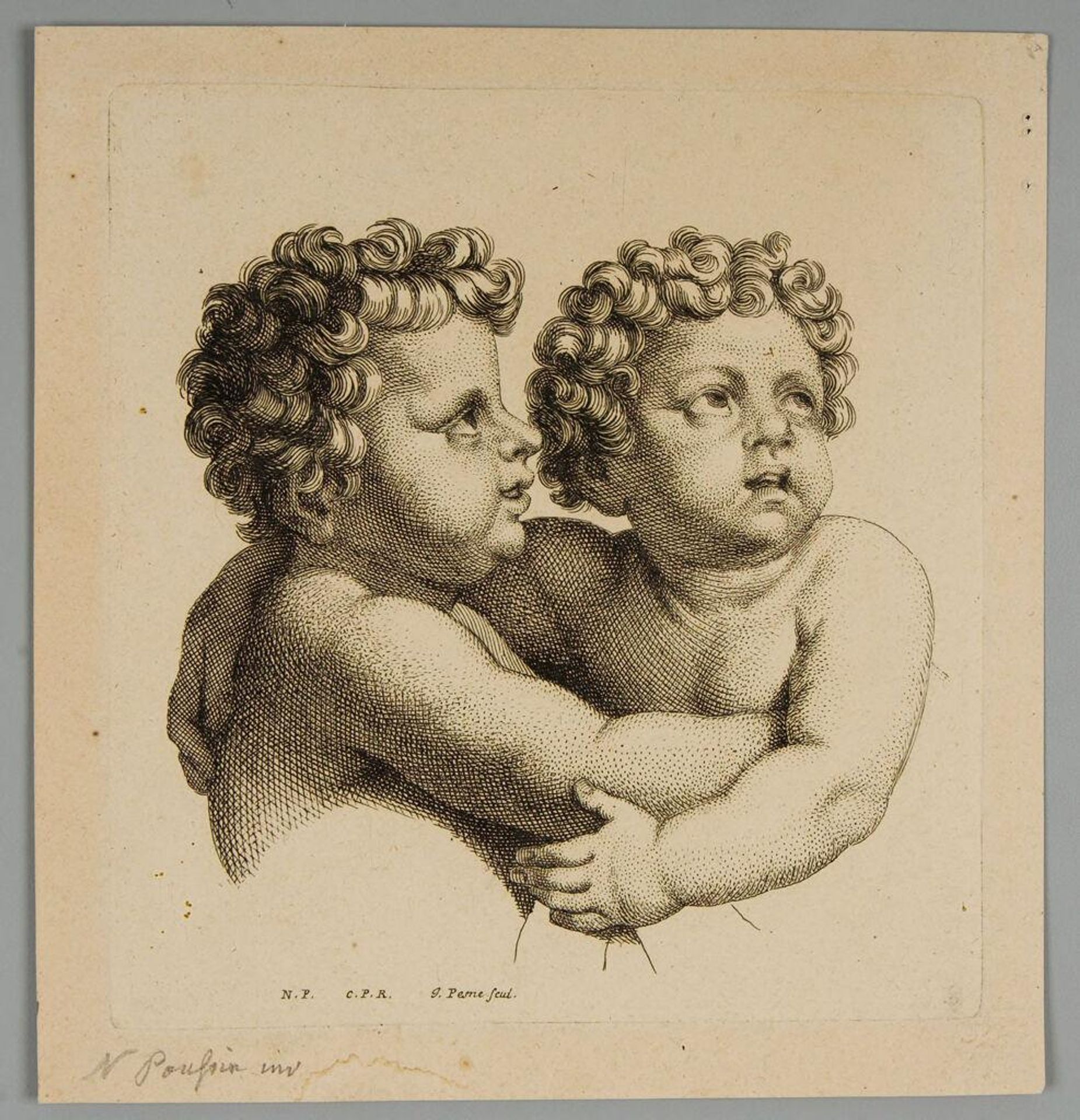 Two Children by Jean Pesne