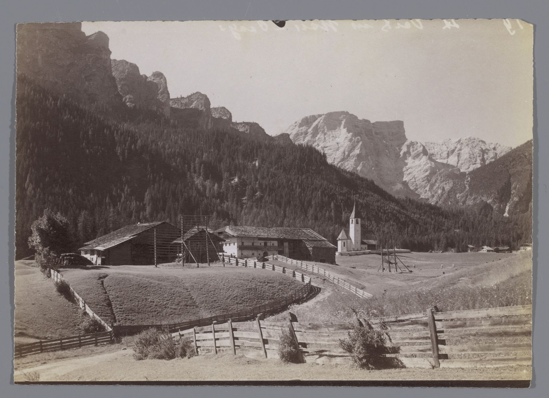 Dorpsgezicht in het Pragsertal, Italië by Carl Alexander Czichna