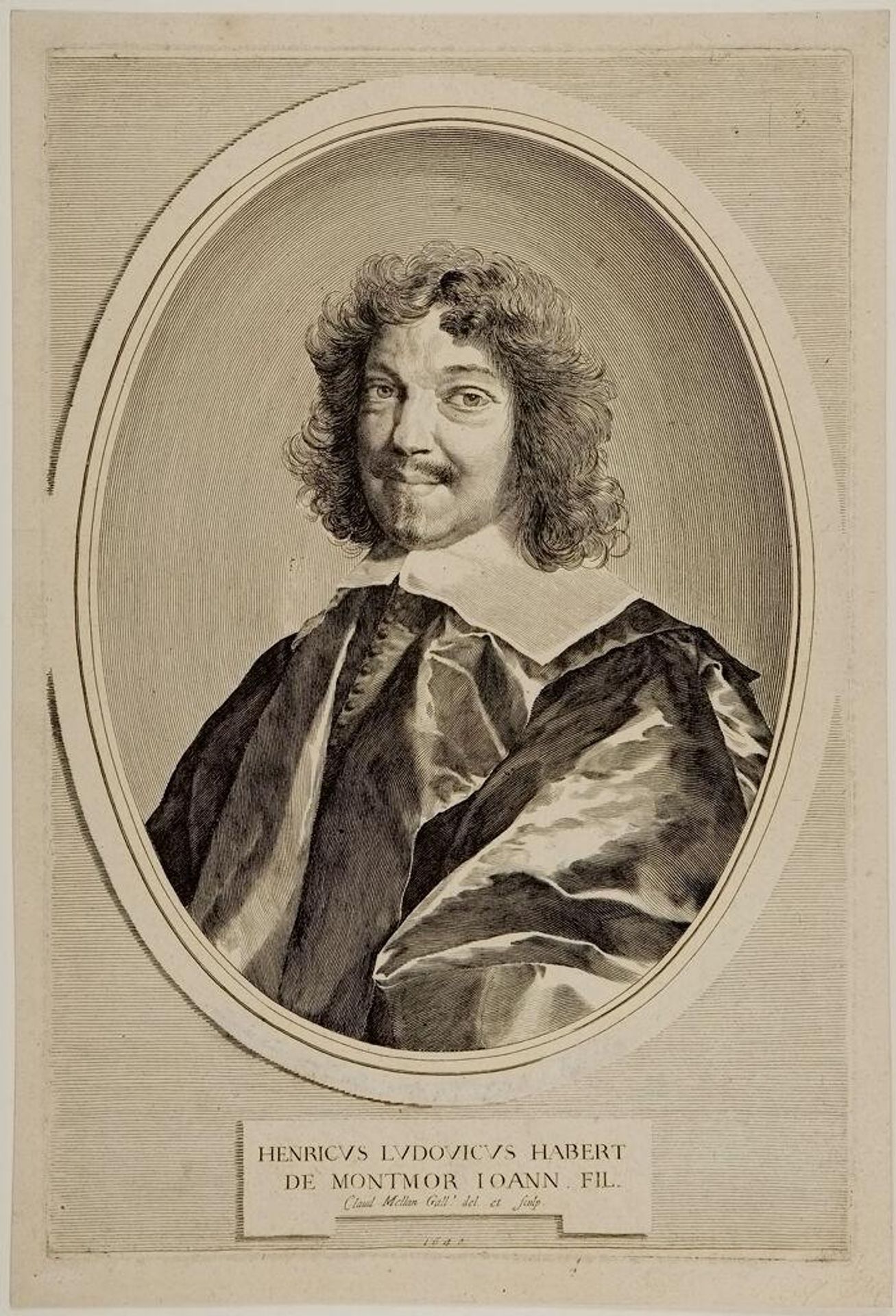 Henri-Louis Habert de Montmor by Claude Mellan