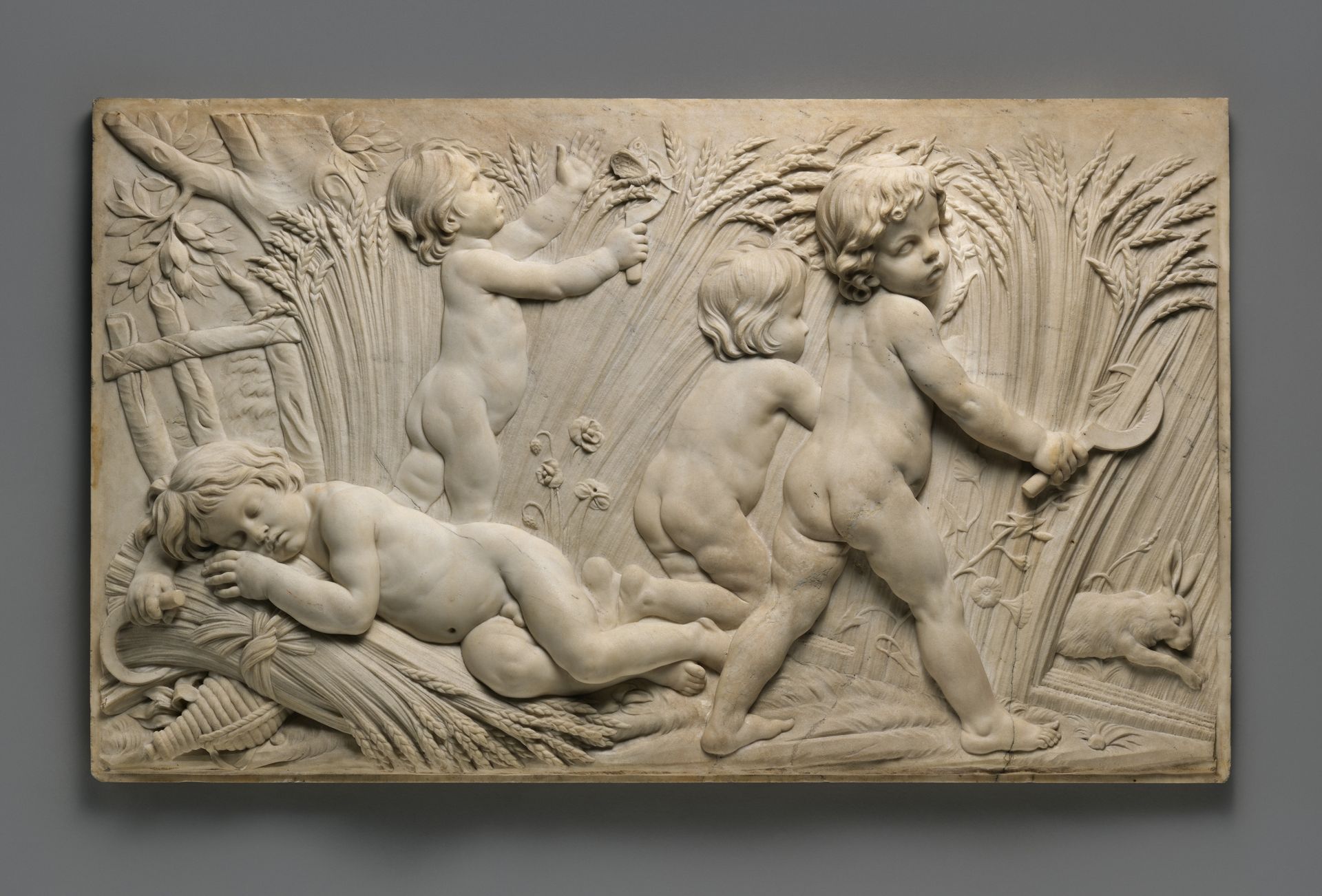 Summer (one of a set of four) by Edme Bouchardon