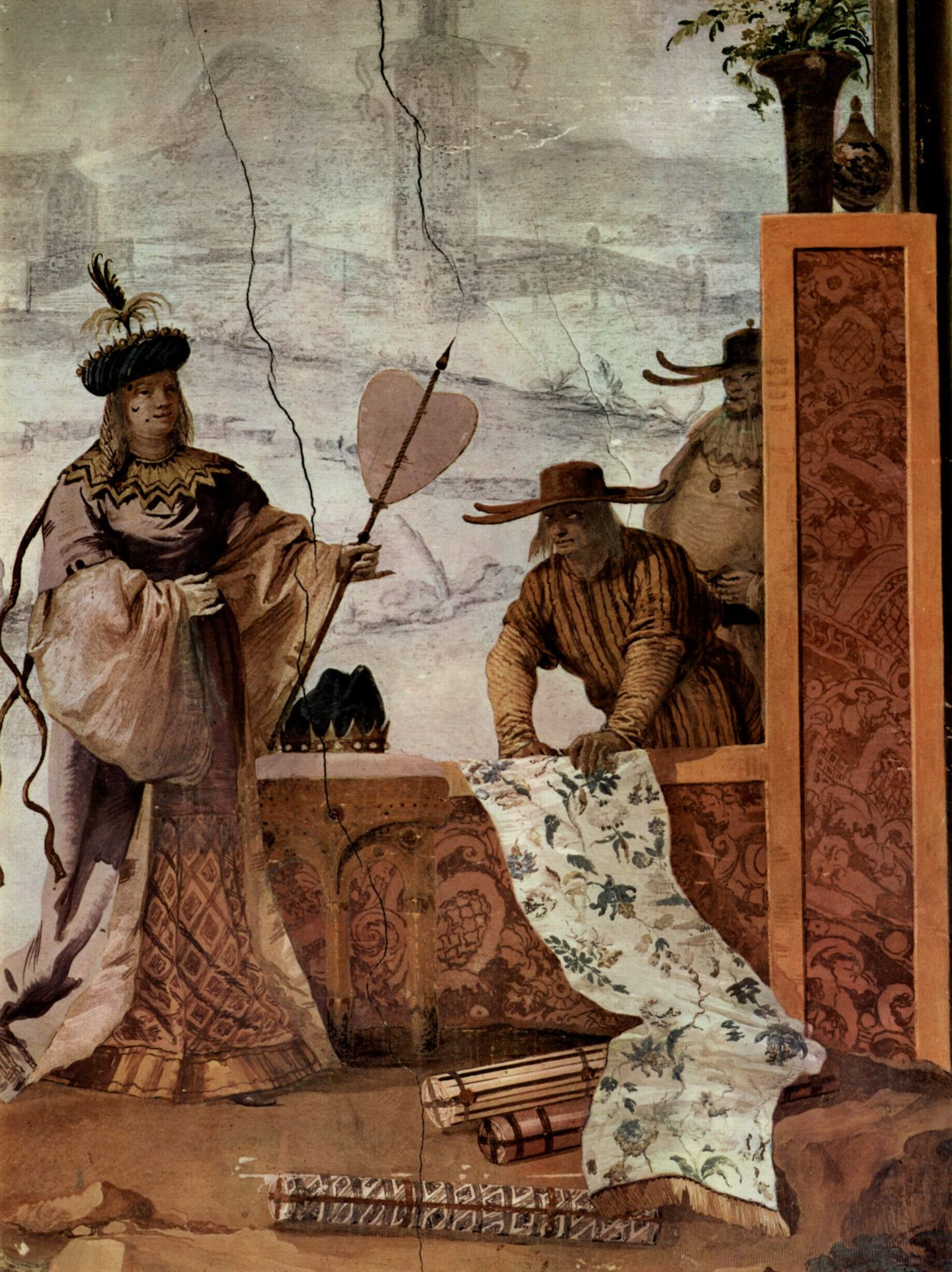 The Textile Merchant, from the Chinese Room in the Foresteria by Giovanni Domenico Tiepolo