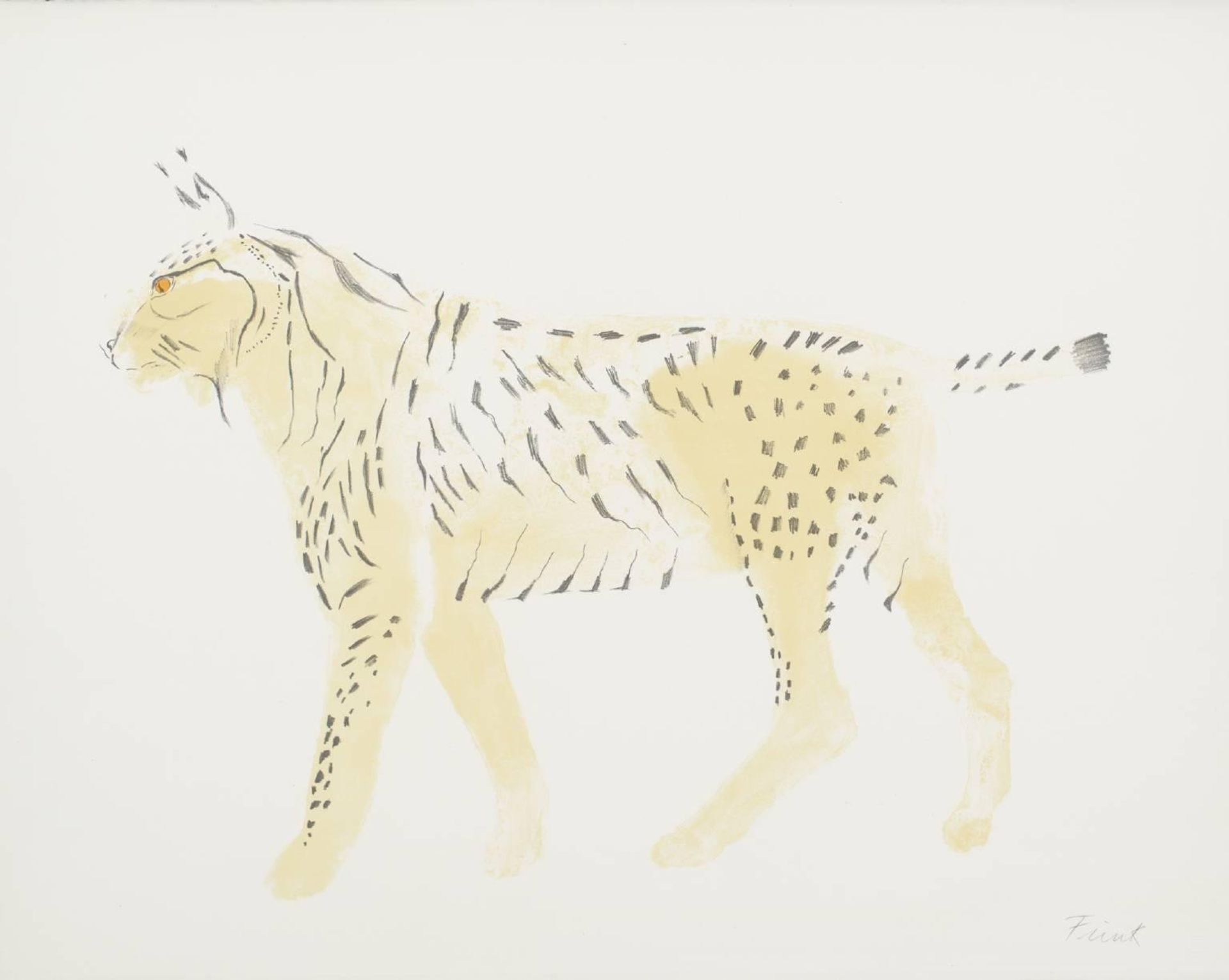 Lynx by  Dame Elisabeth Frink