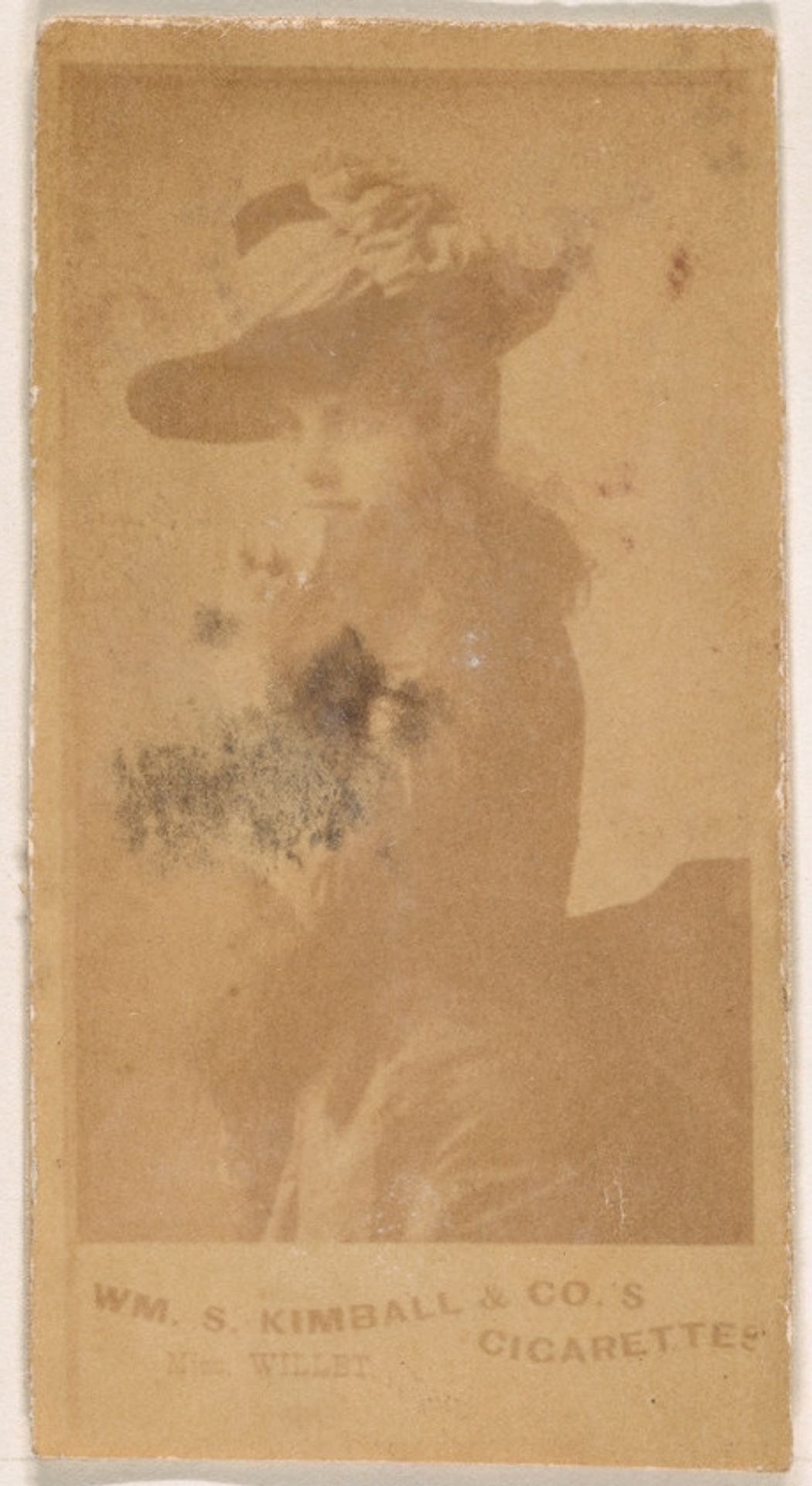 Miss Willet, from the Actresses series (N203) issued by Wm. S. Kimball & Co. by William S. Kimball & Company