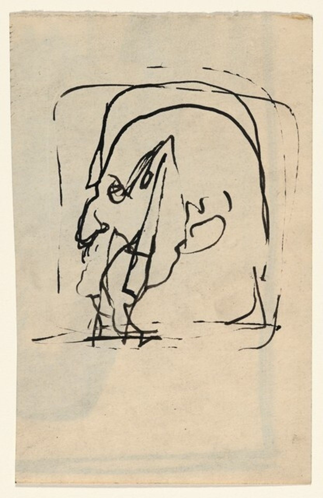 Profile of Man by Franz Kline