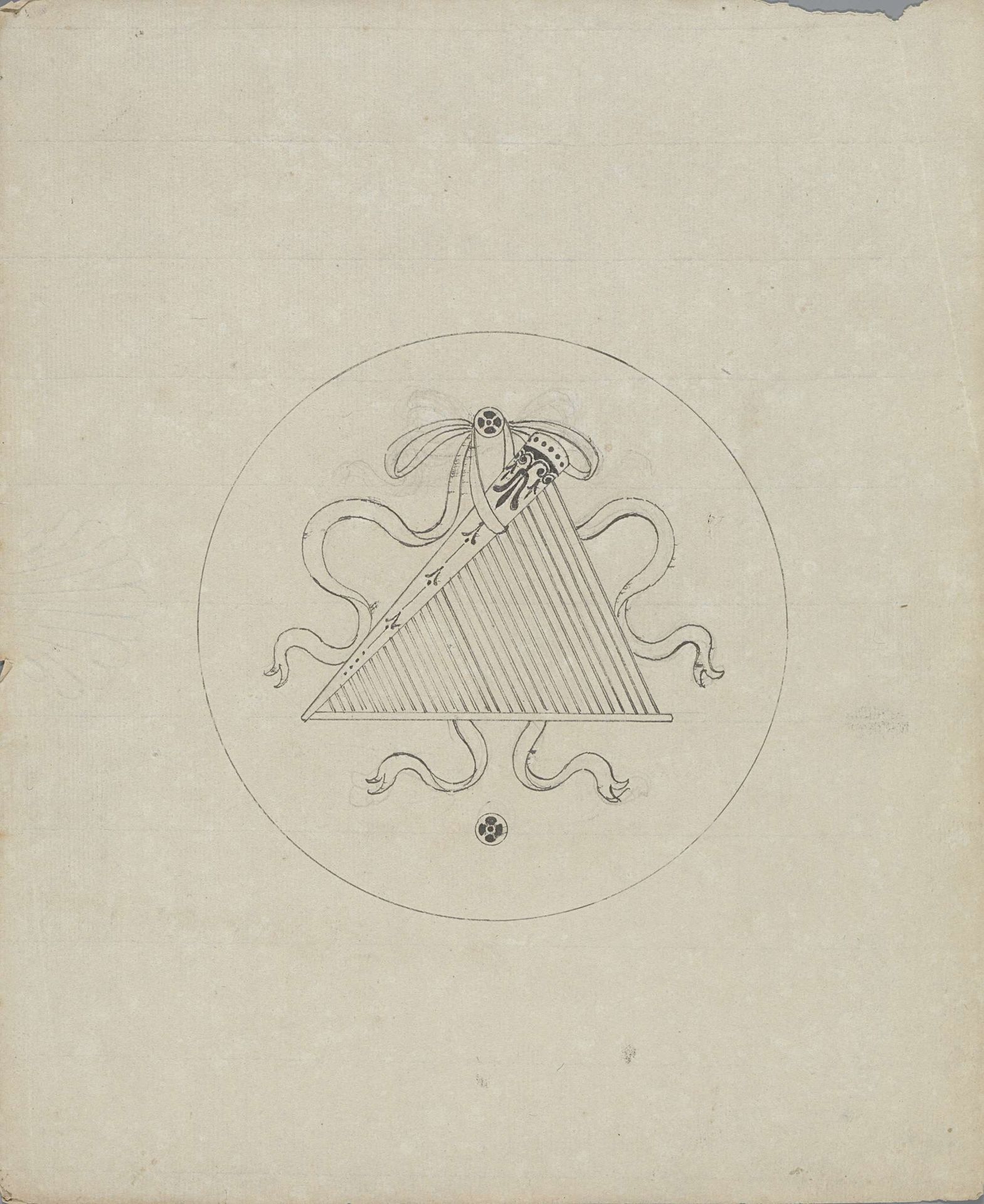 Snaarinstrument by Pierre Félix van Doren