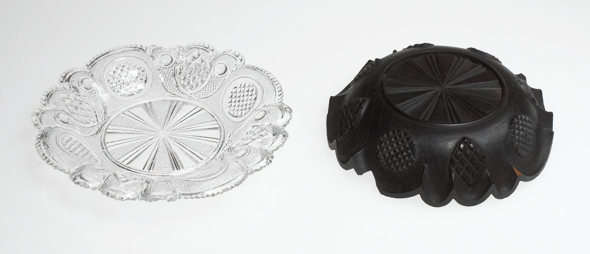 Mold for plate by Boston and Sandwich Glass Company