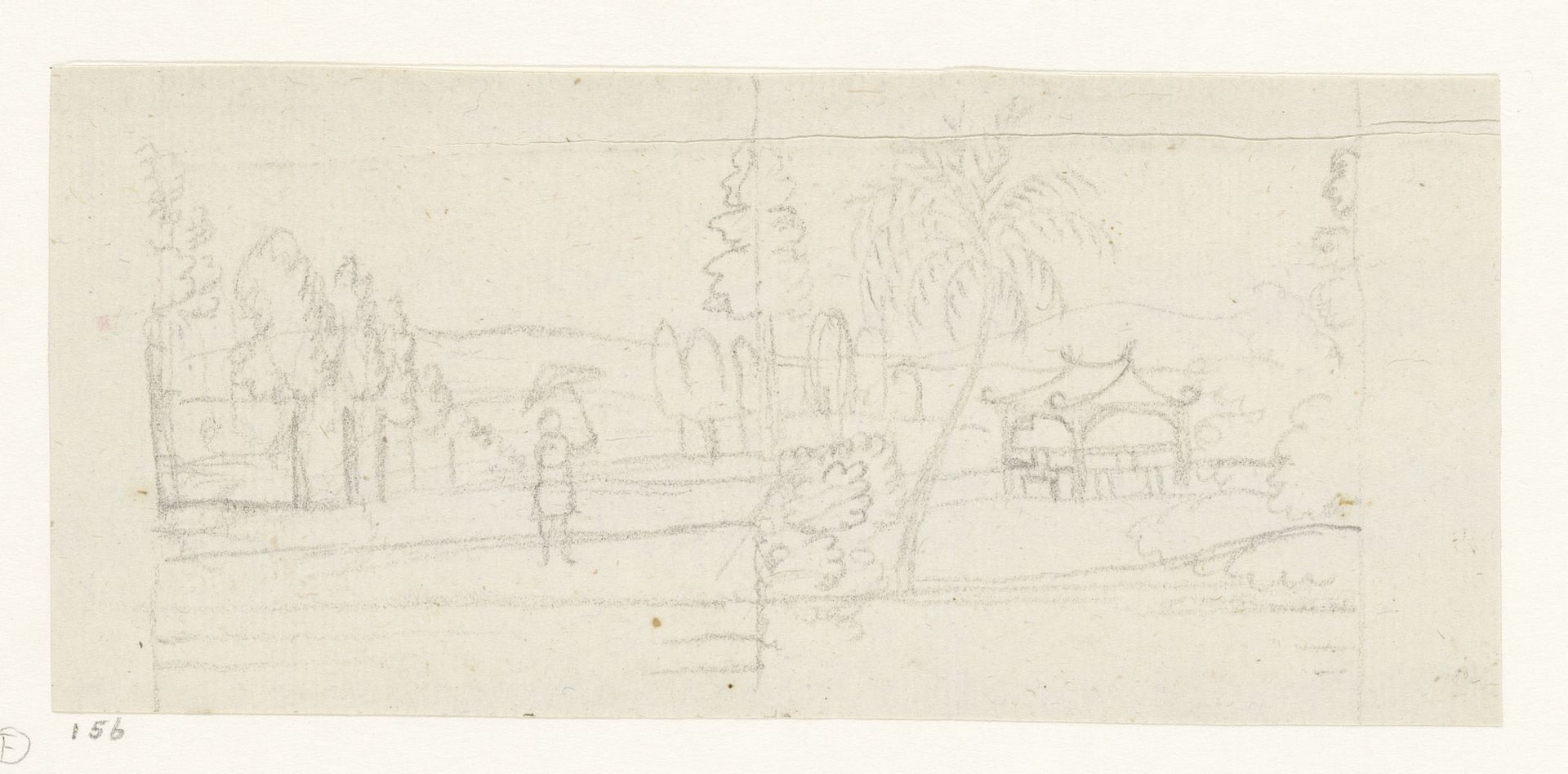 Oosterse tuin met pagode by Jan Brandes