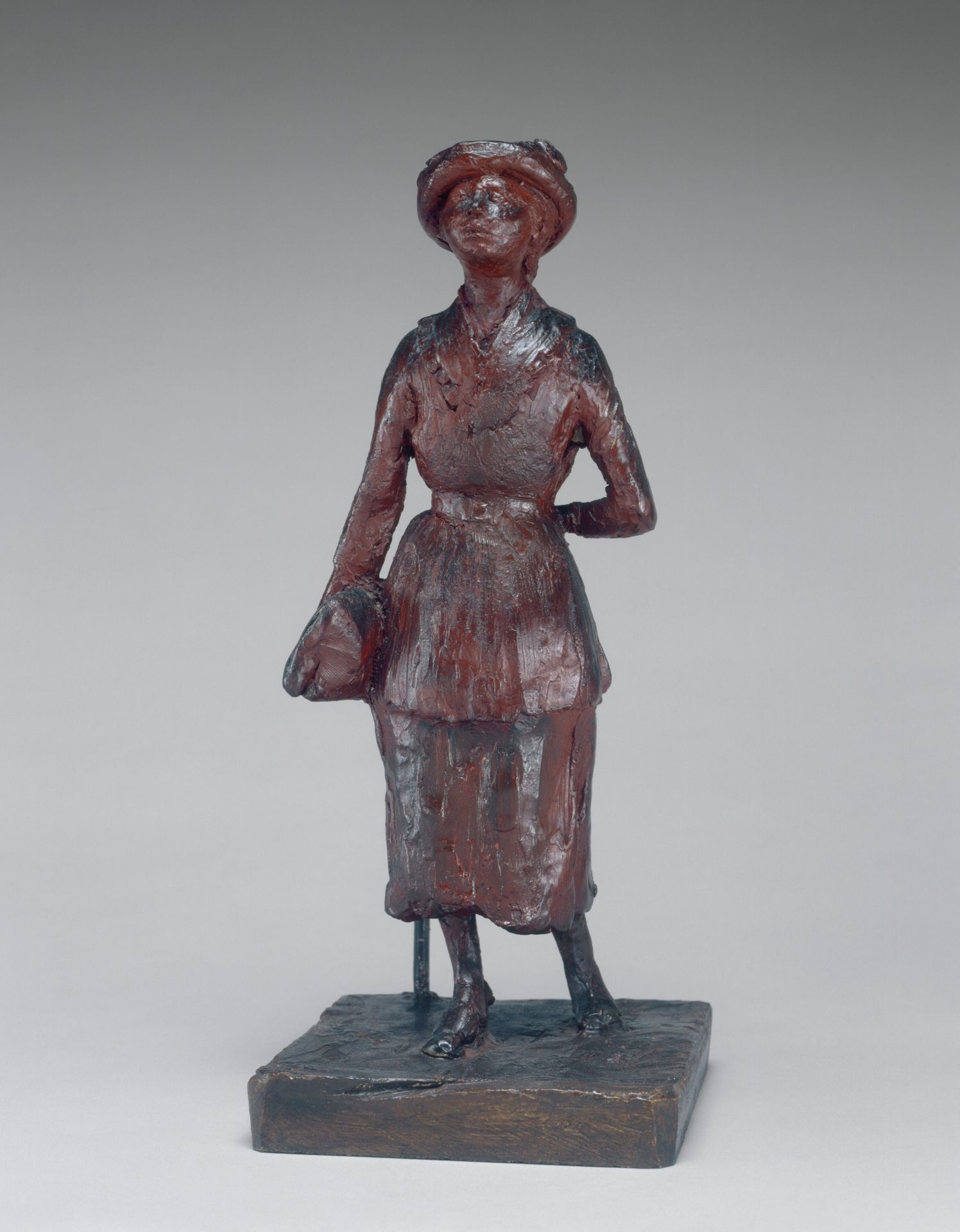 The Schoolgirl (Woman Walking in the Street) by Edgar Degas