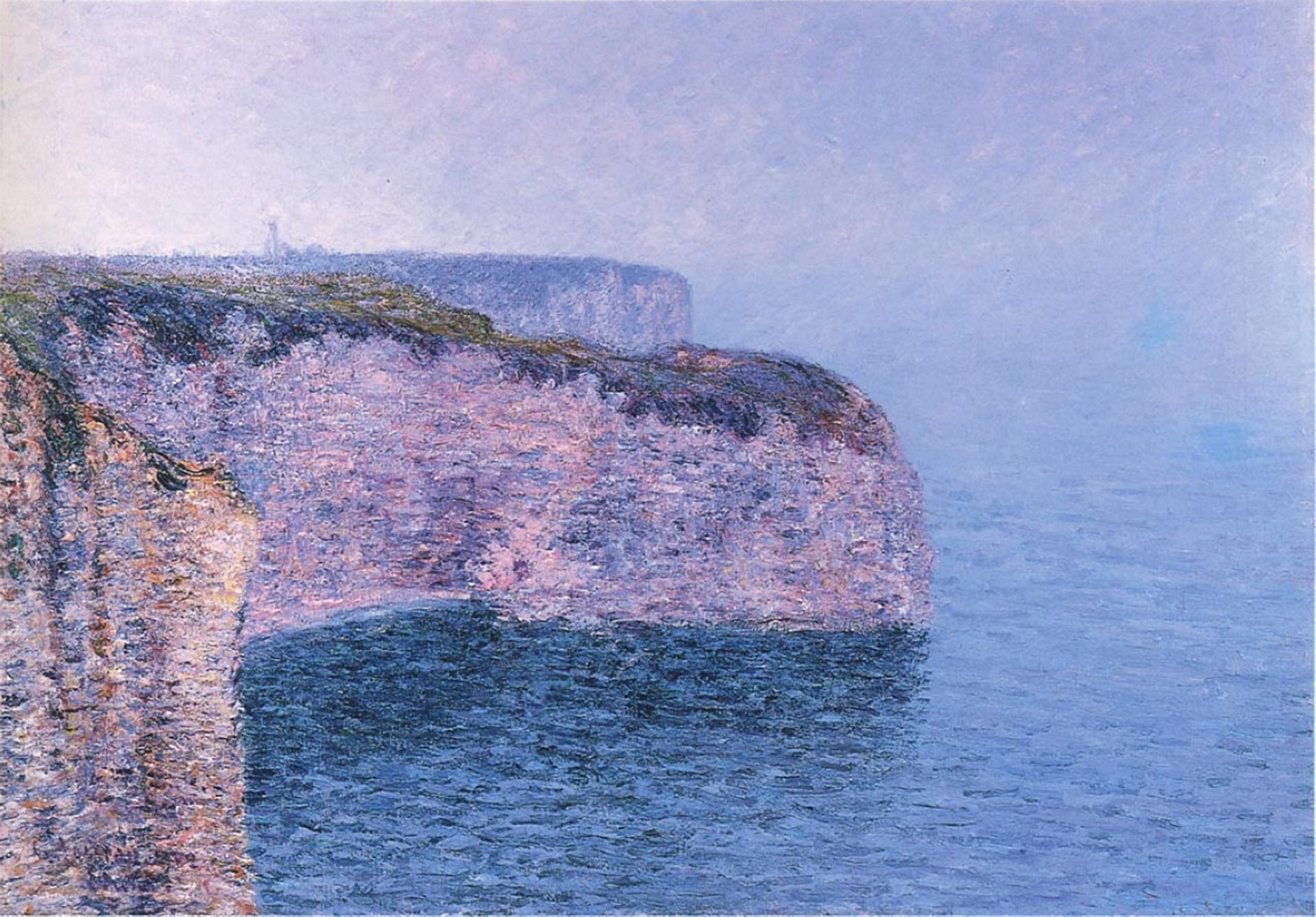Etretat . The Battery Point. by Gustave Loiseau