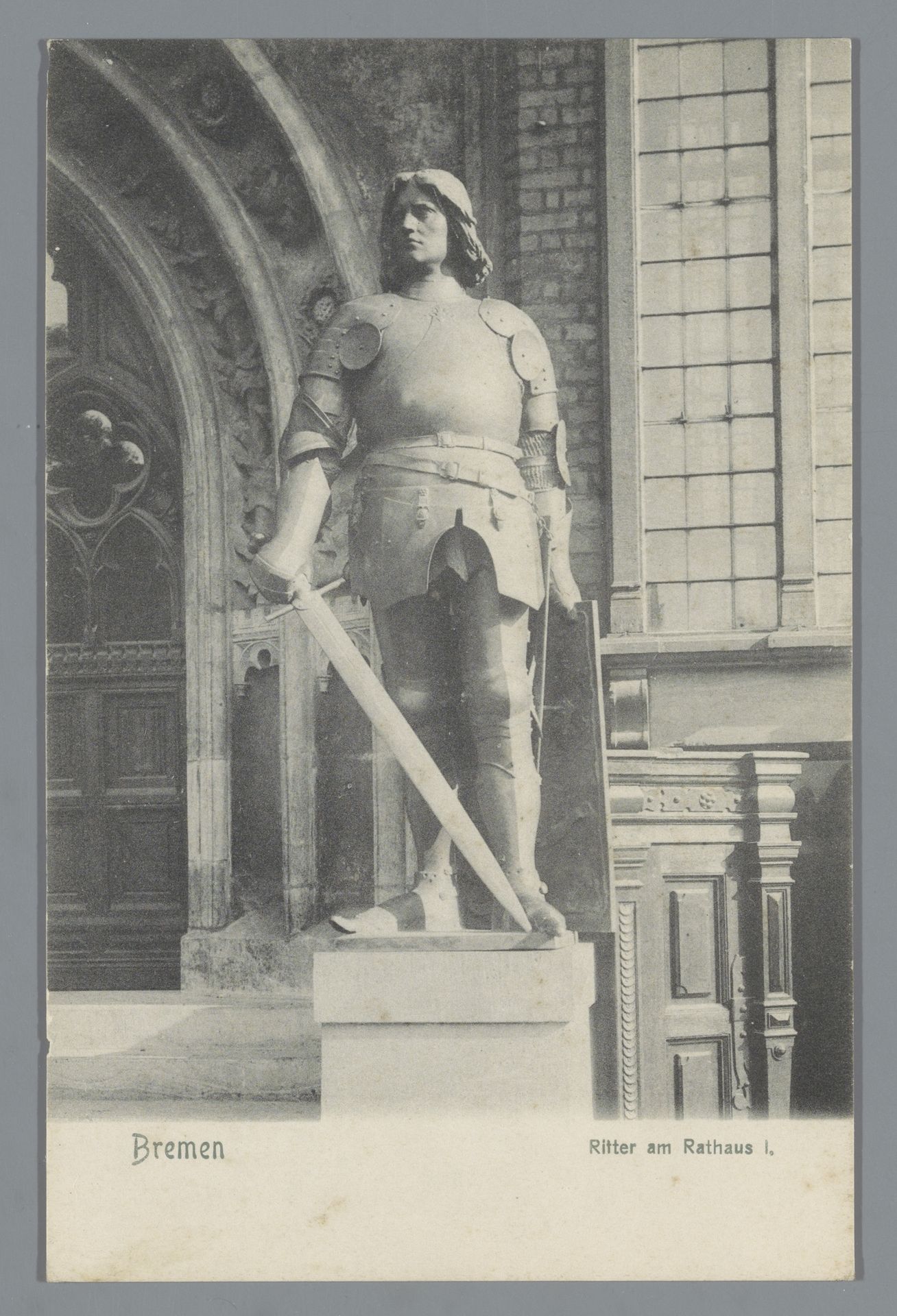 Bremen, Ritter am Rathaus I. by Louis Koch