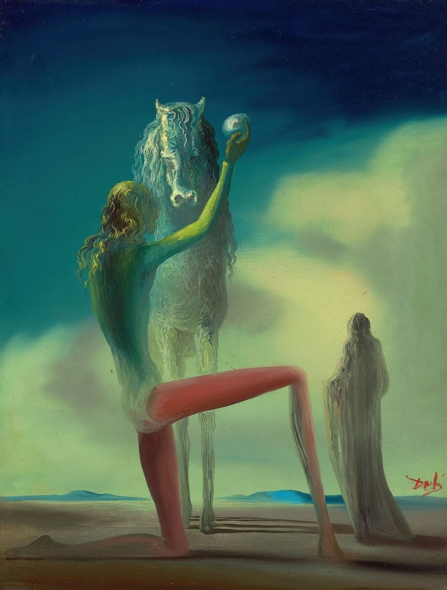 Le chevalier de la mort by Salvador Dalí