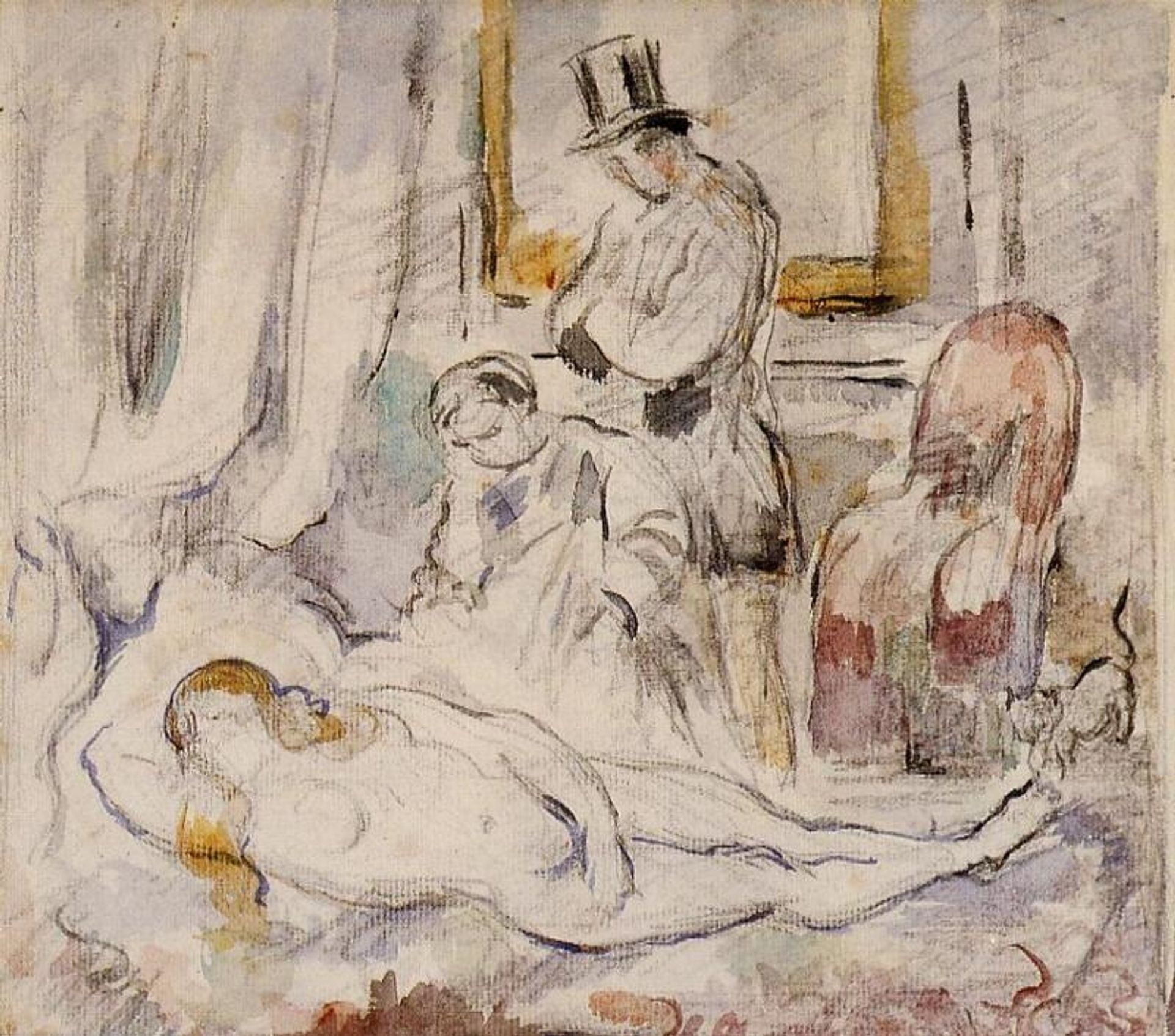 Olympia by Paul Cézanne