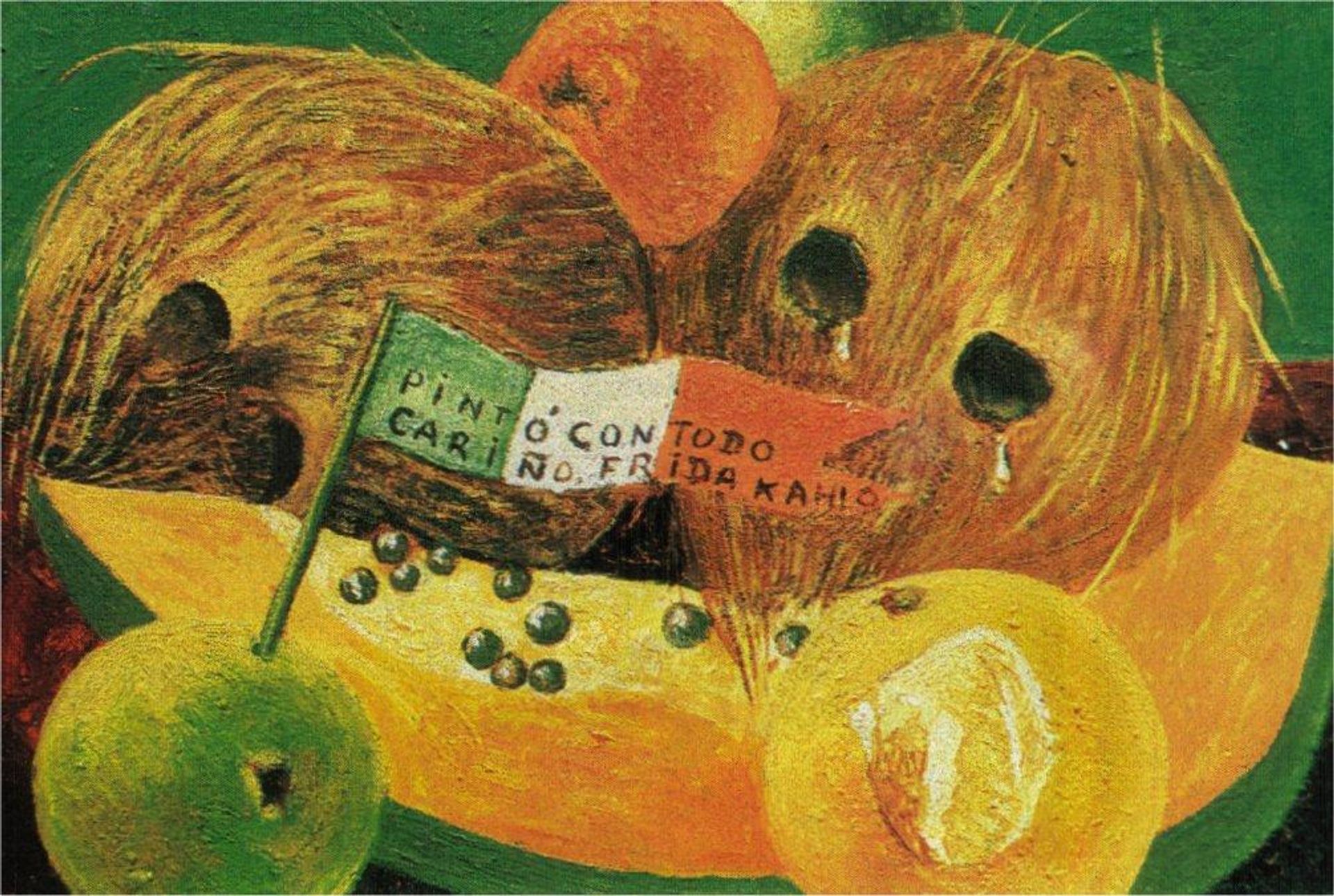 Weeping Coconuts or Coconut Tears by Frida Kahlo