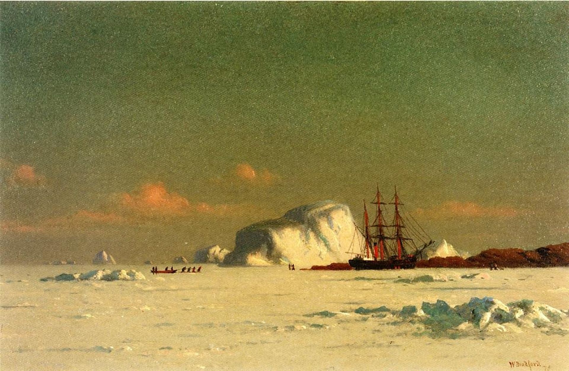 In the Arctic by William Bradford