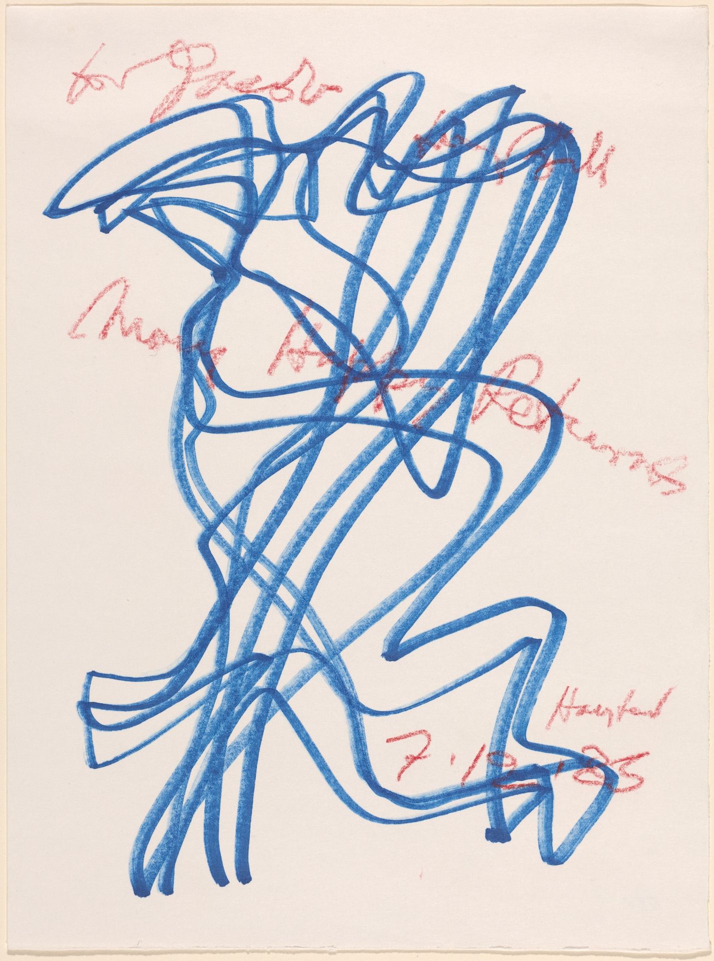 Birthday Greeting by Stanley William Hayter
