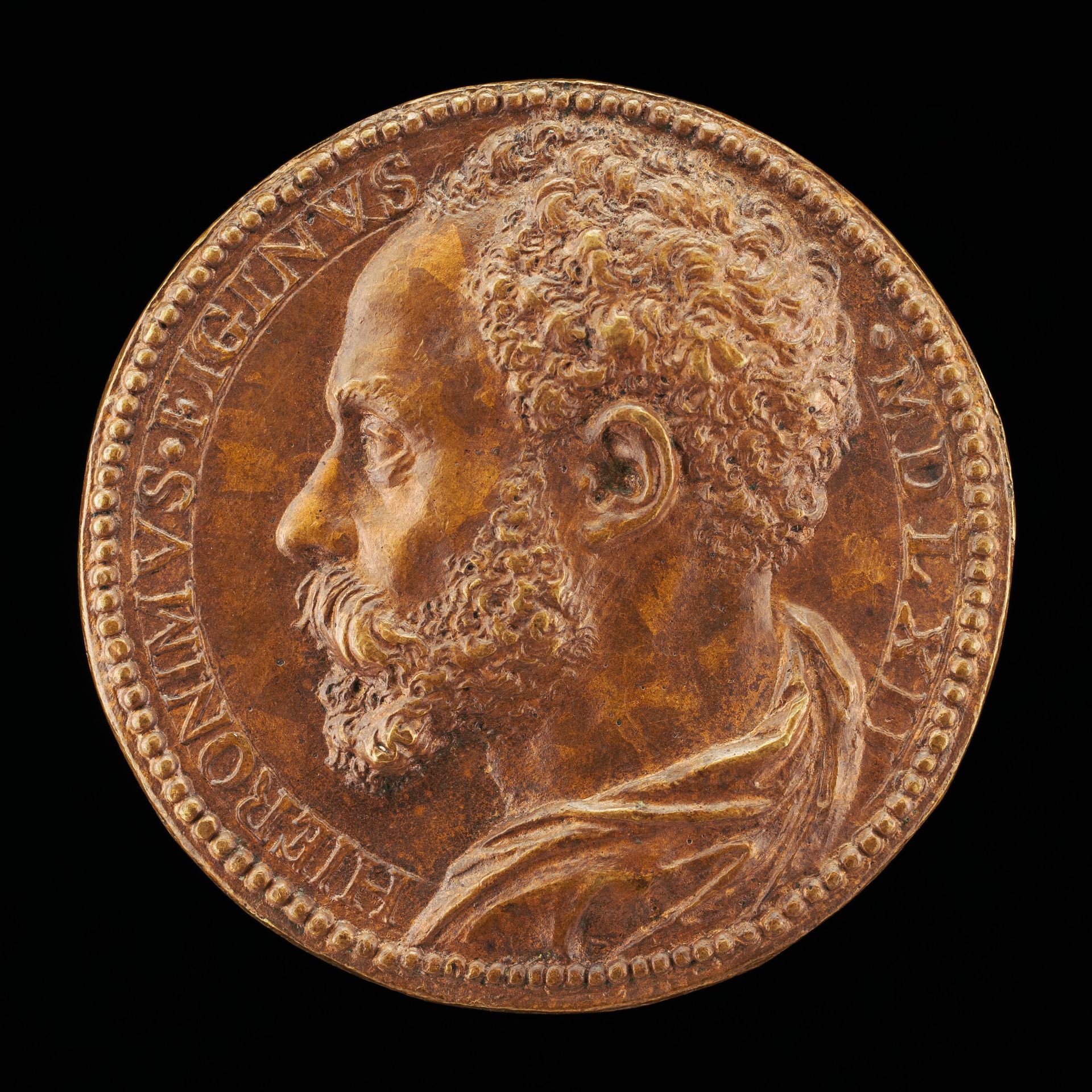 Girolamo Figino, 16th Century Milanese Painter [obverse] by Pier Paolo Galeotti