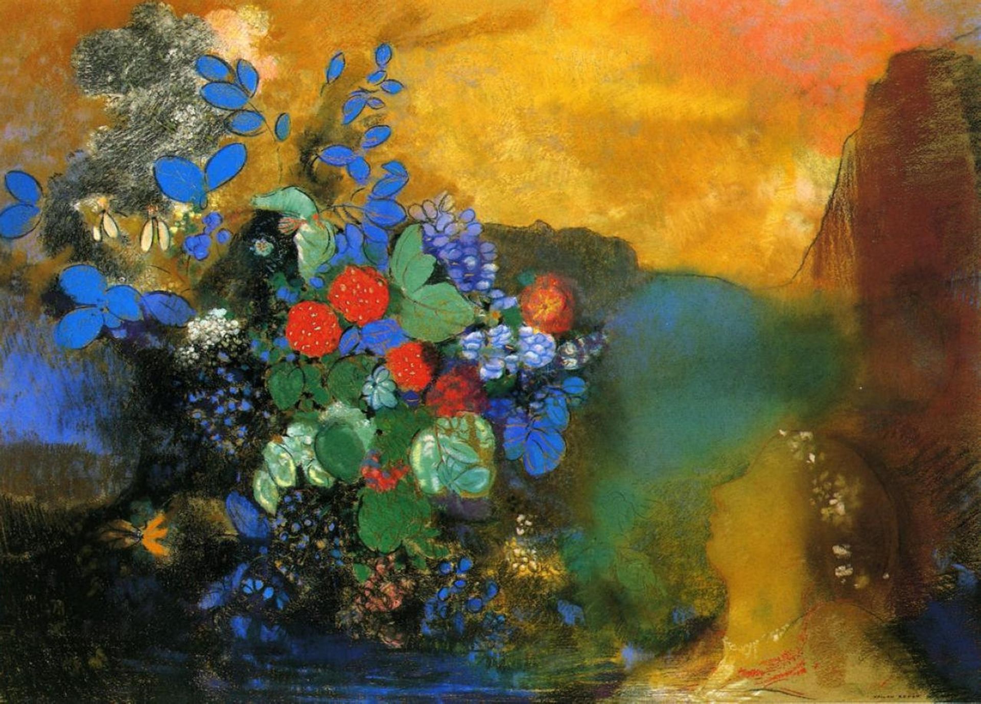 Ophelia by Odilon Redon
