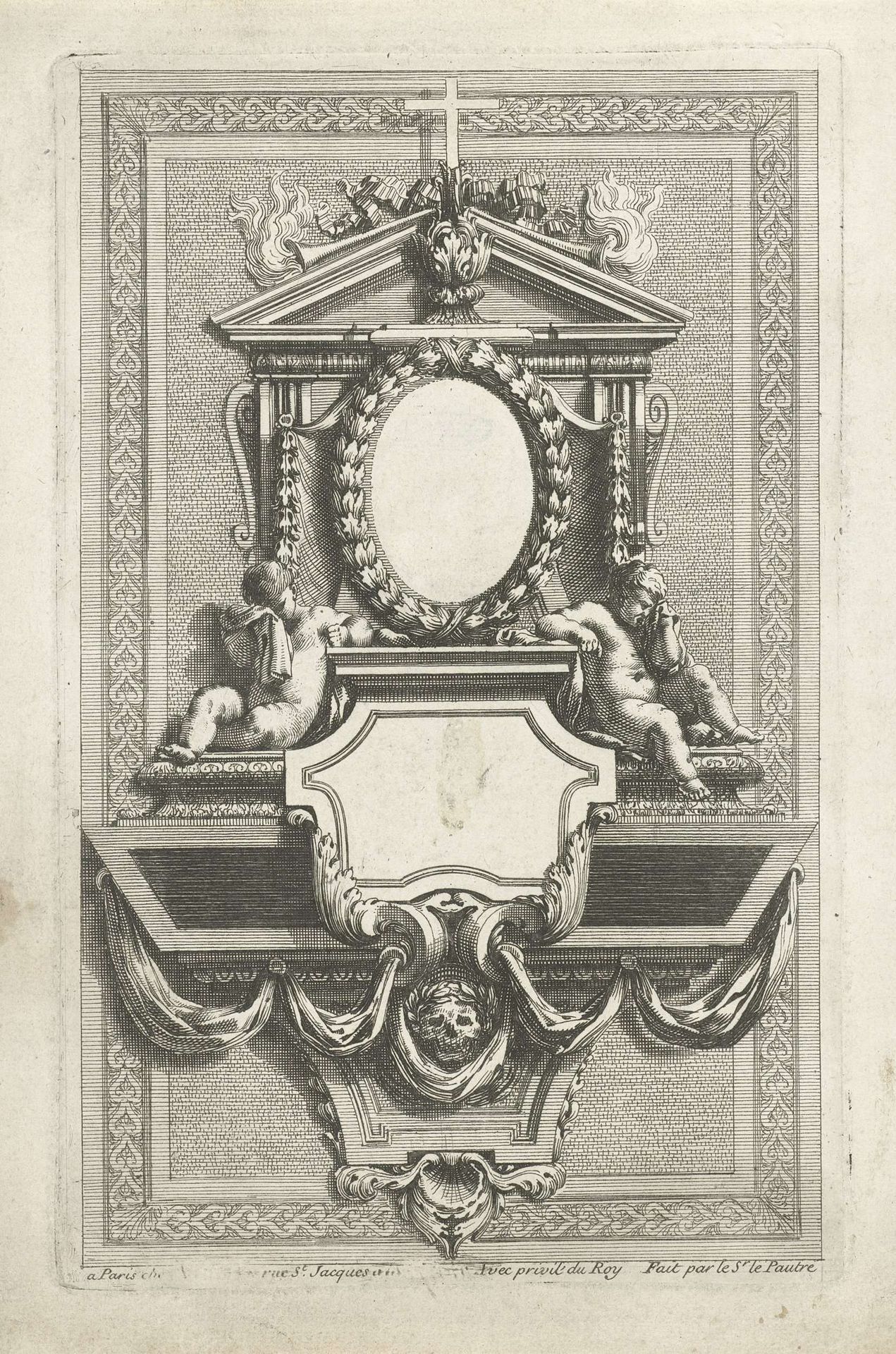 Epitaaf by Jean Lepautre