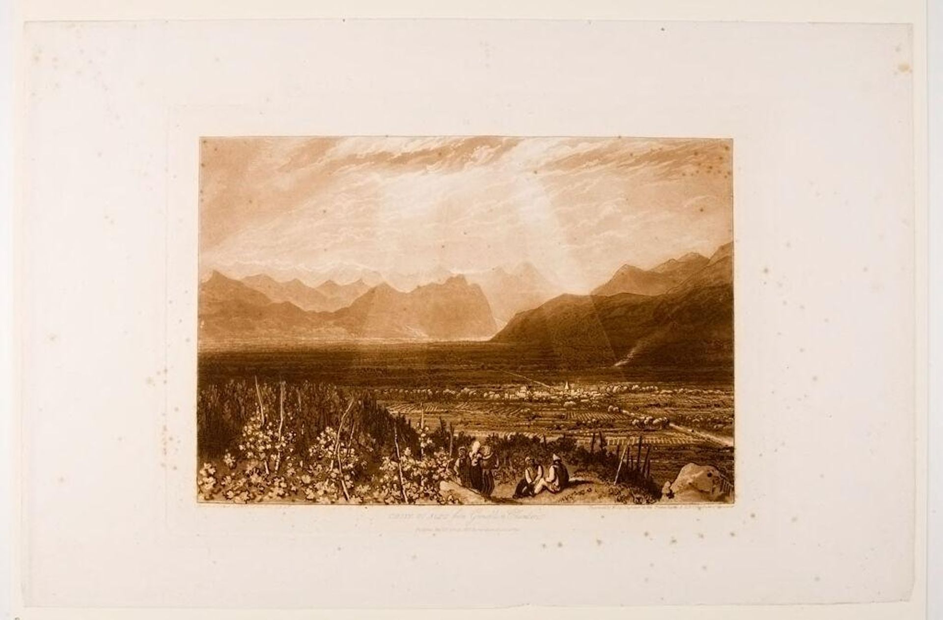Chain of the Alps from Grenoble to Chamberi by Joseph Mallord William Turner