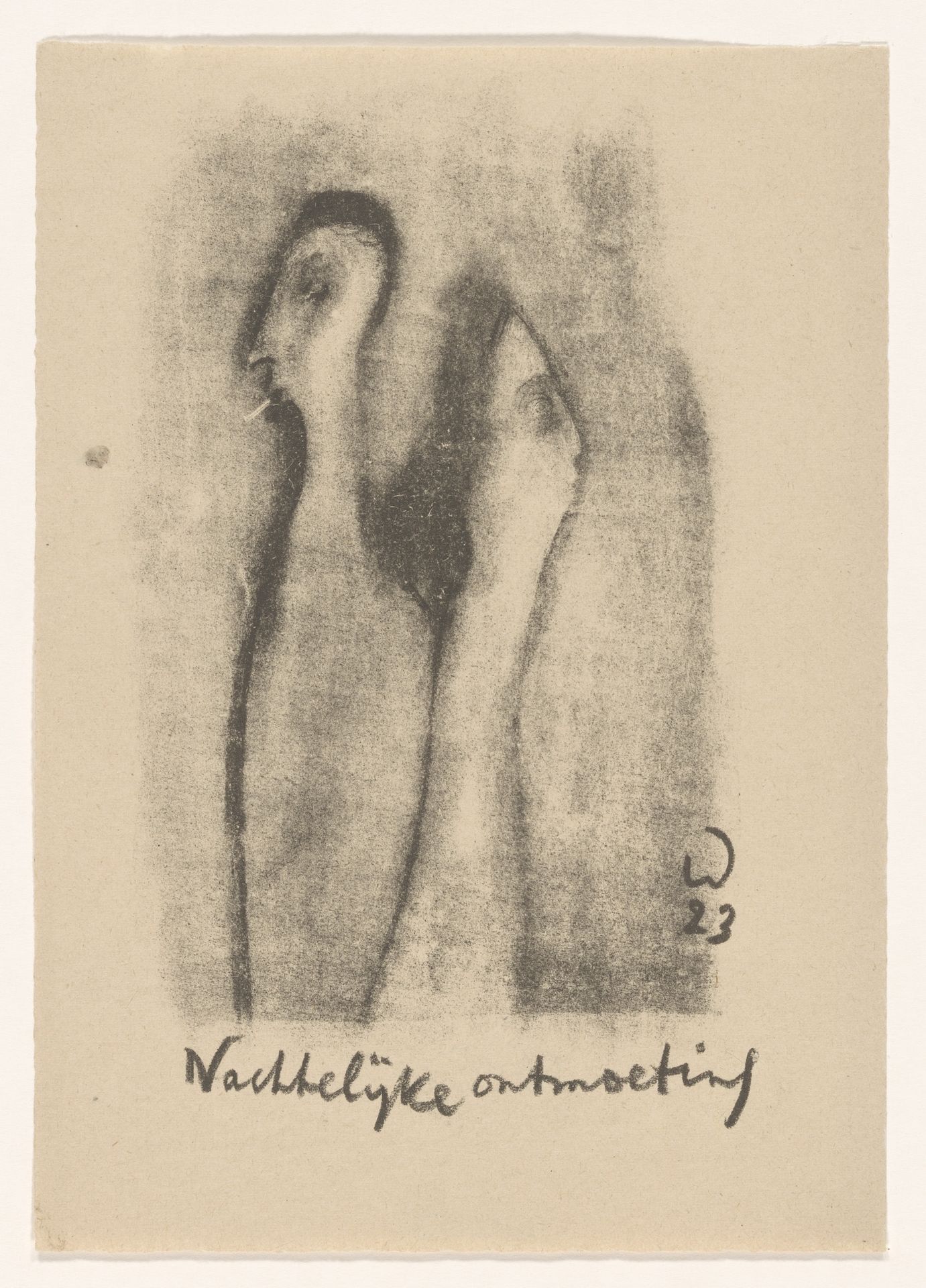 Nachtelijke ontmoeting by Erich Wichmann