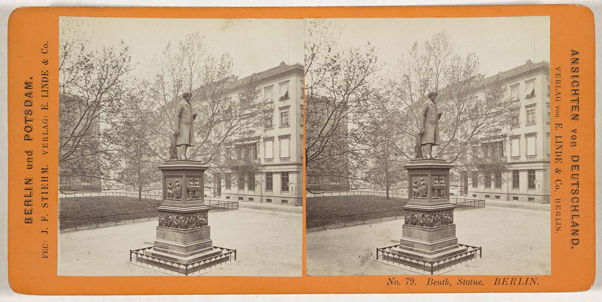 Standbeeld van Christian Peter Wilhelm Beuth op het Schinkelplatz, Berlijn by Johann Friedrich Stiehm
